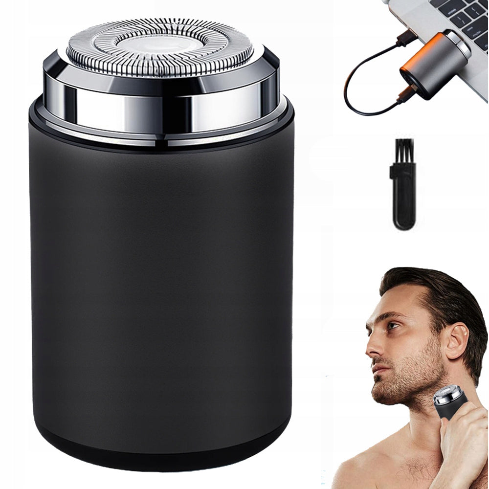 Men's Tourist Shaver Mini Razor Black Charged USB