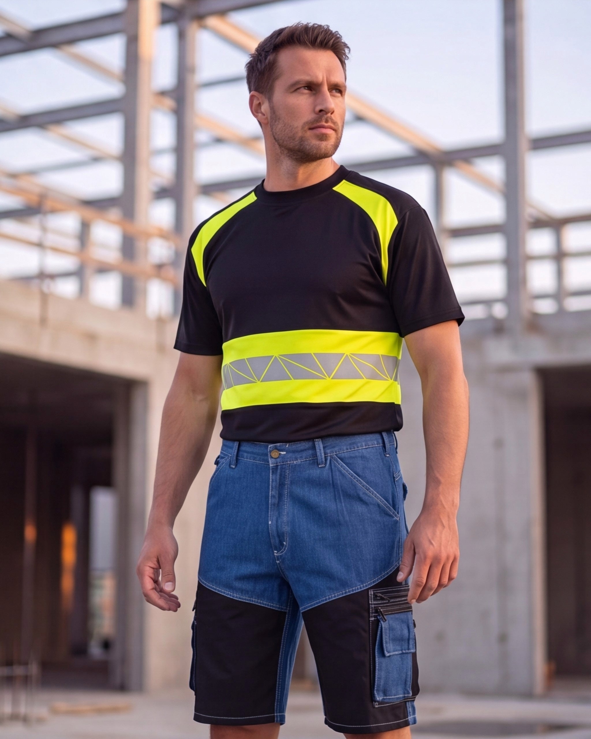 Men's WORK SHORTS BHP JEANS STRONG PROTECTIVE SHORTS Packaging status original