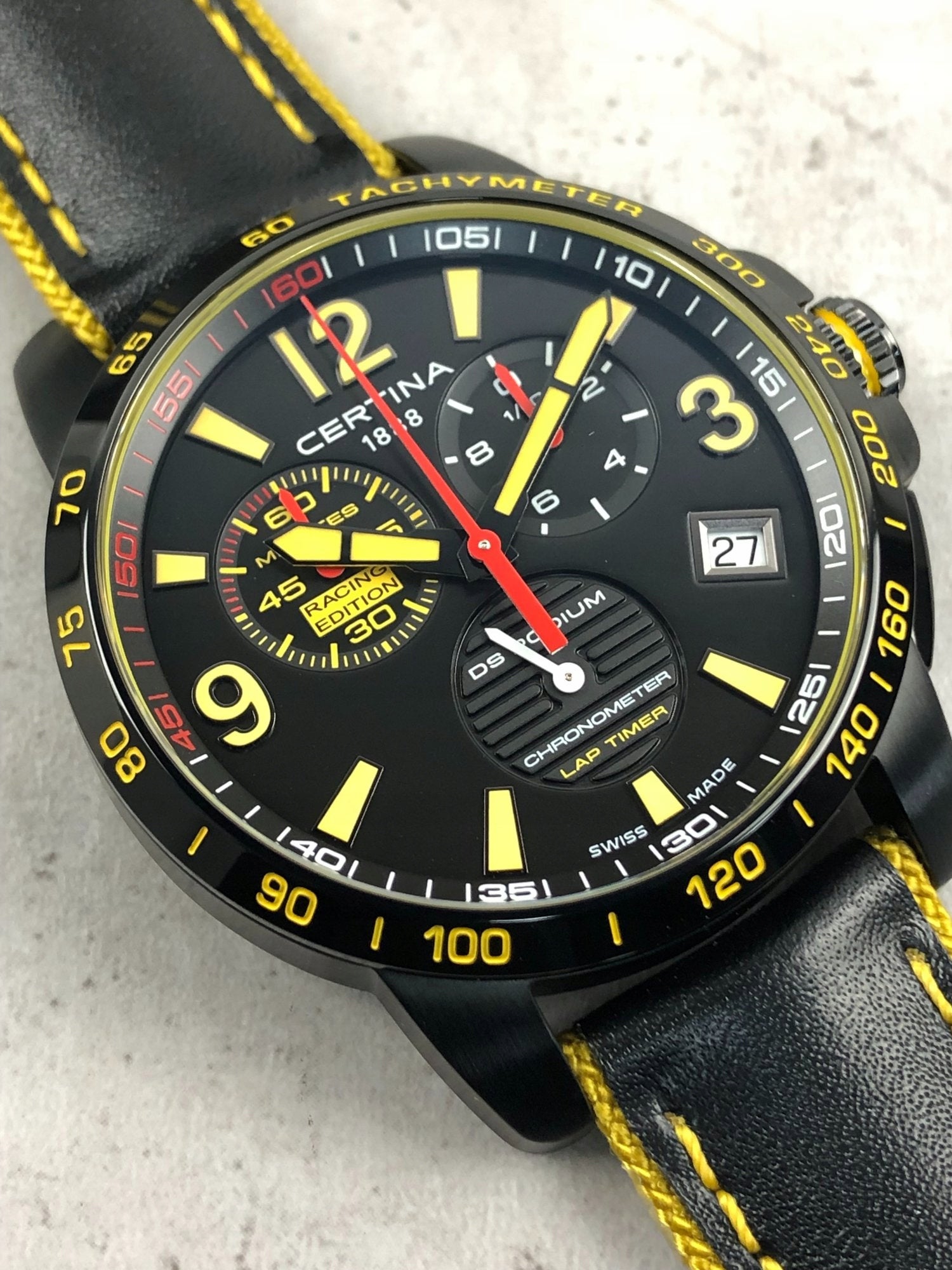 Men's Watch Certina DS Podium Precidrive COSC Chronograph Lap Timer Brand Certina