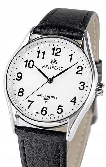 Men's Watch Classic Perfect LARGE NUMBERS Waterproof Stylish Fashionable