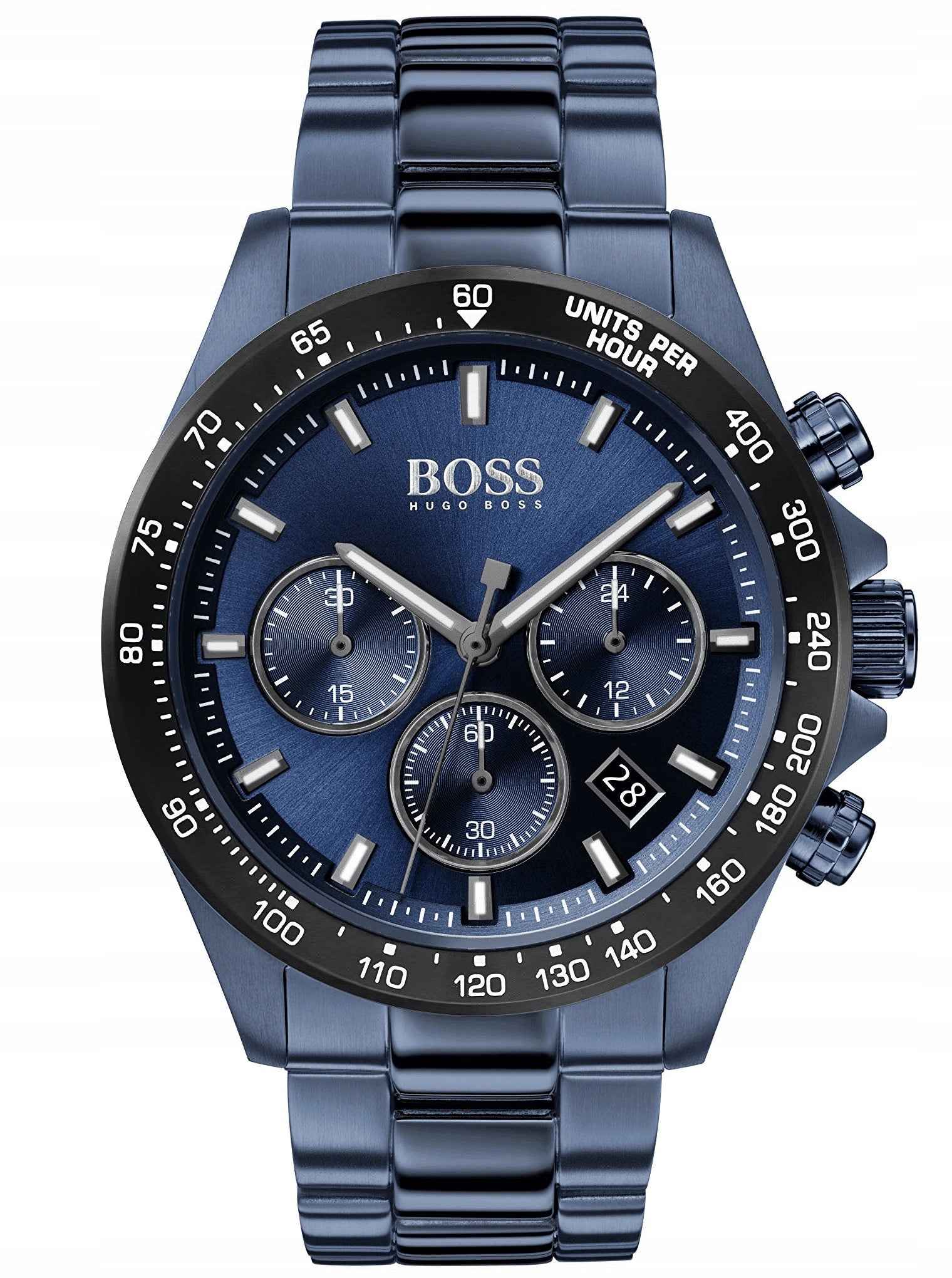 Men's Watch Hugo Boss 1513758 Hero Chronograph Waterproof WR50 Box