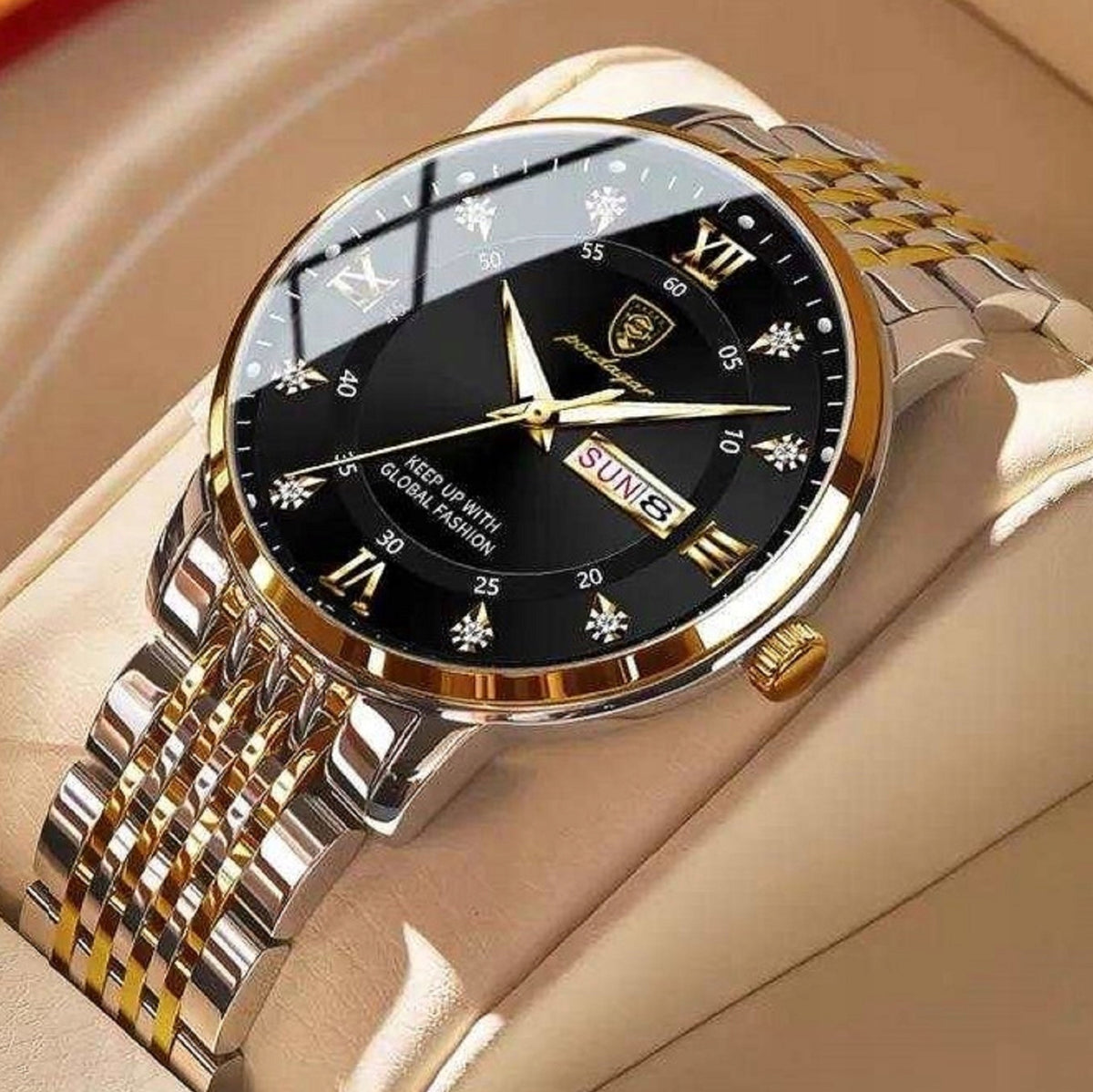 Men's Watch Quartz Classic Waterproof 3ATM Brand no brand
