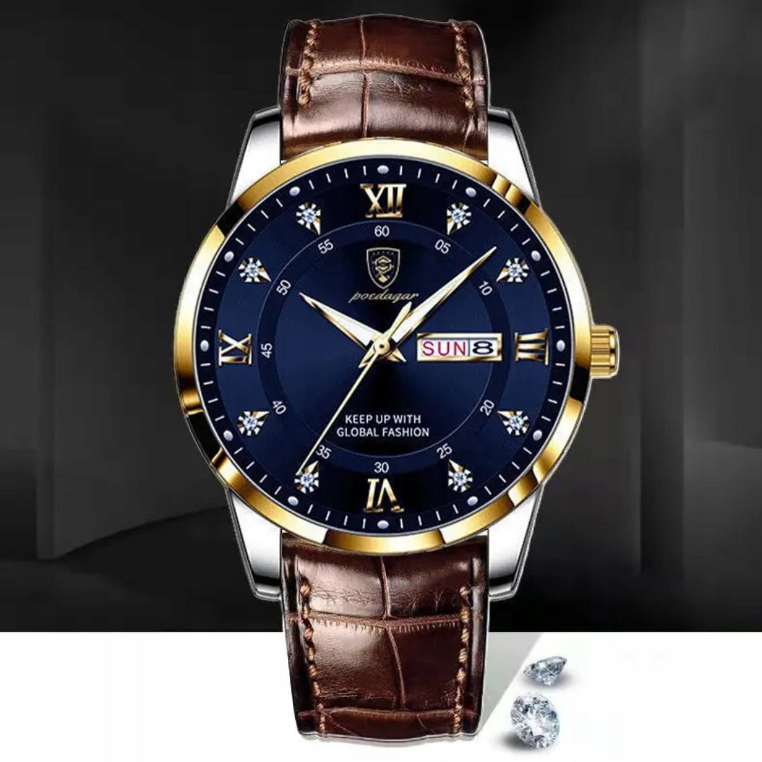 Men's Watch Quartz Classic Waterproof 3ATM Brand no brand