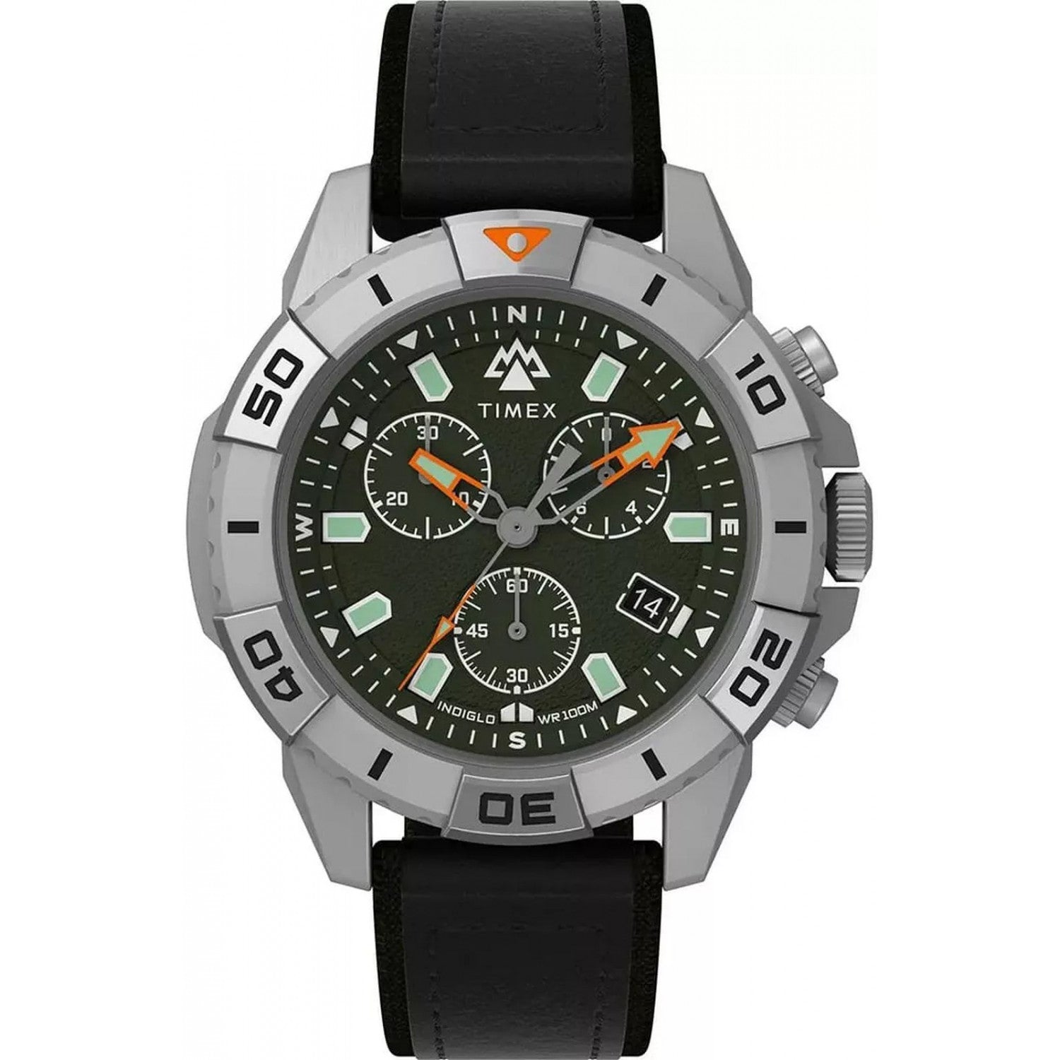 Men's Watch Timex WATERPROOF Expedition Chronograph INDIGLO CLASSIC Packaging status original