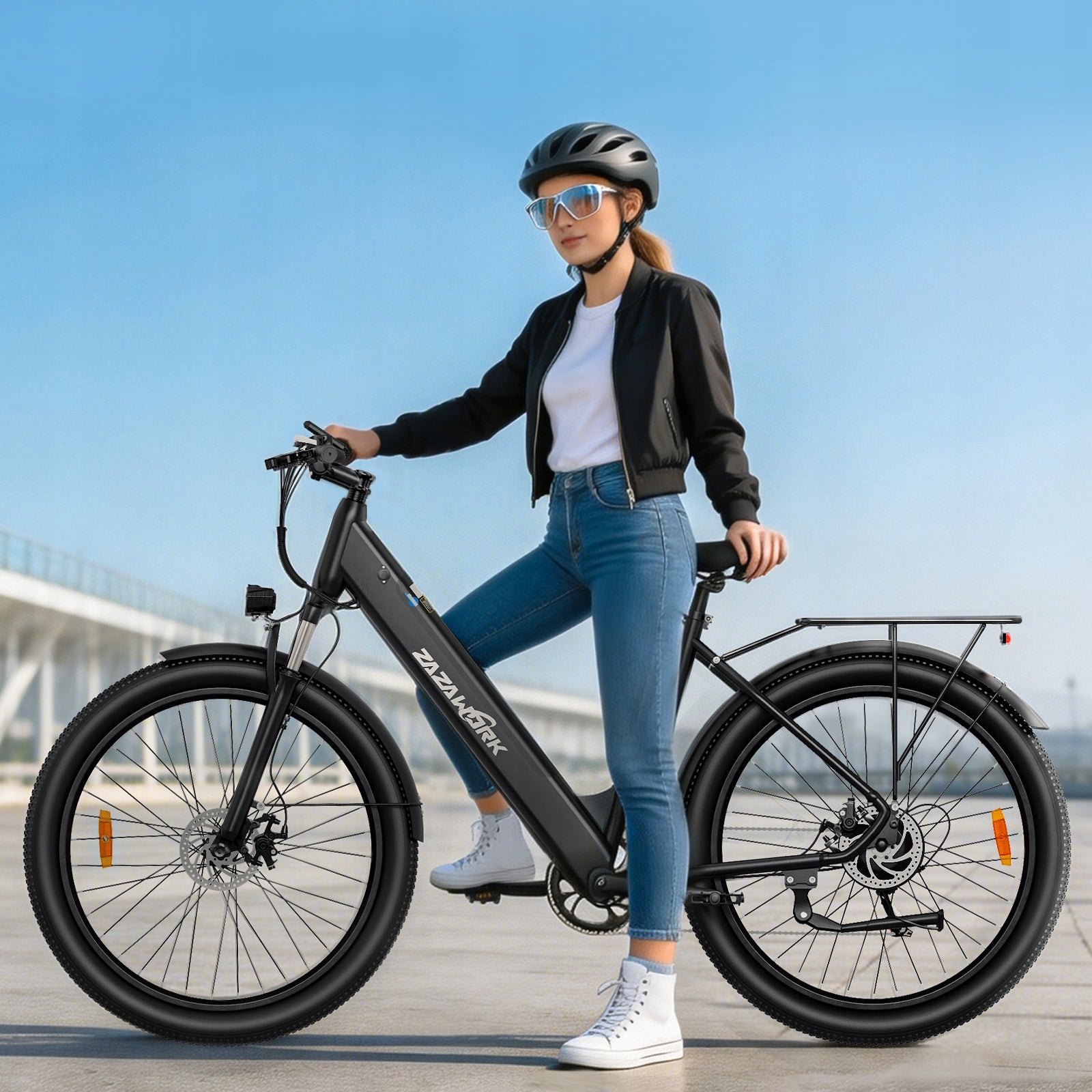 Men's/Women's Adult Electric Bike 250W 20AH 120KM 29" Urban Model C28 Męski/Damski Rower elektryczny