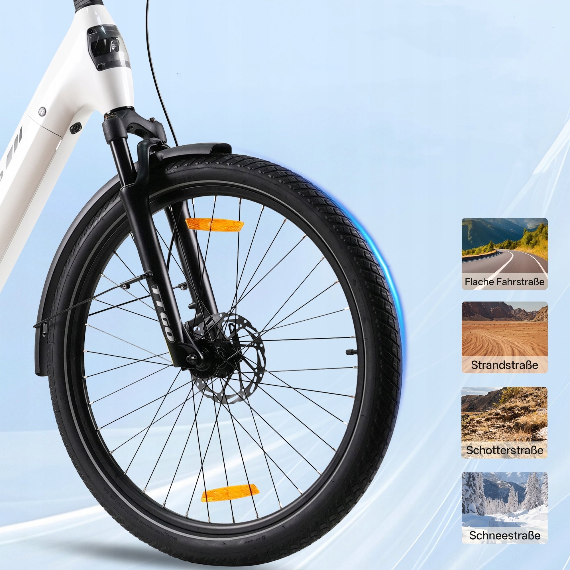 Men's/Women's E-Bike BAFANG TTGO 250W 36V 18AH 130HP 27.5" Frame size smaller