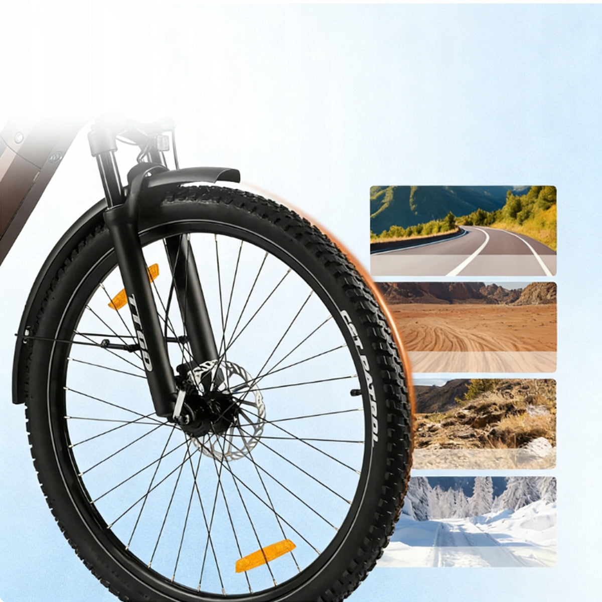 Men's/Women's Electric Bike TTGO Z3 City 720WH 48V 120HP 27,5" Brand TTGO