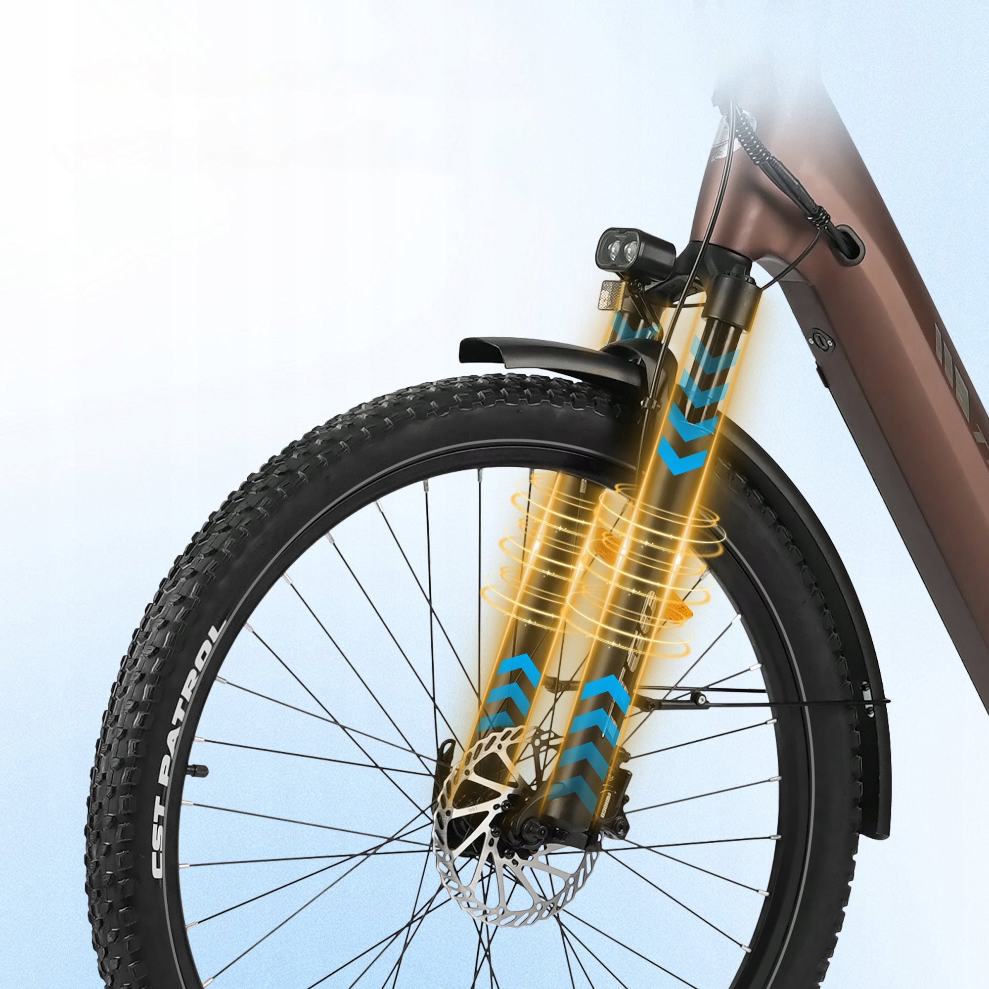 Men's/Women's Electric Bike TTGO Z3 City 720WH 48V 120HP 27,5" Frame size L