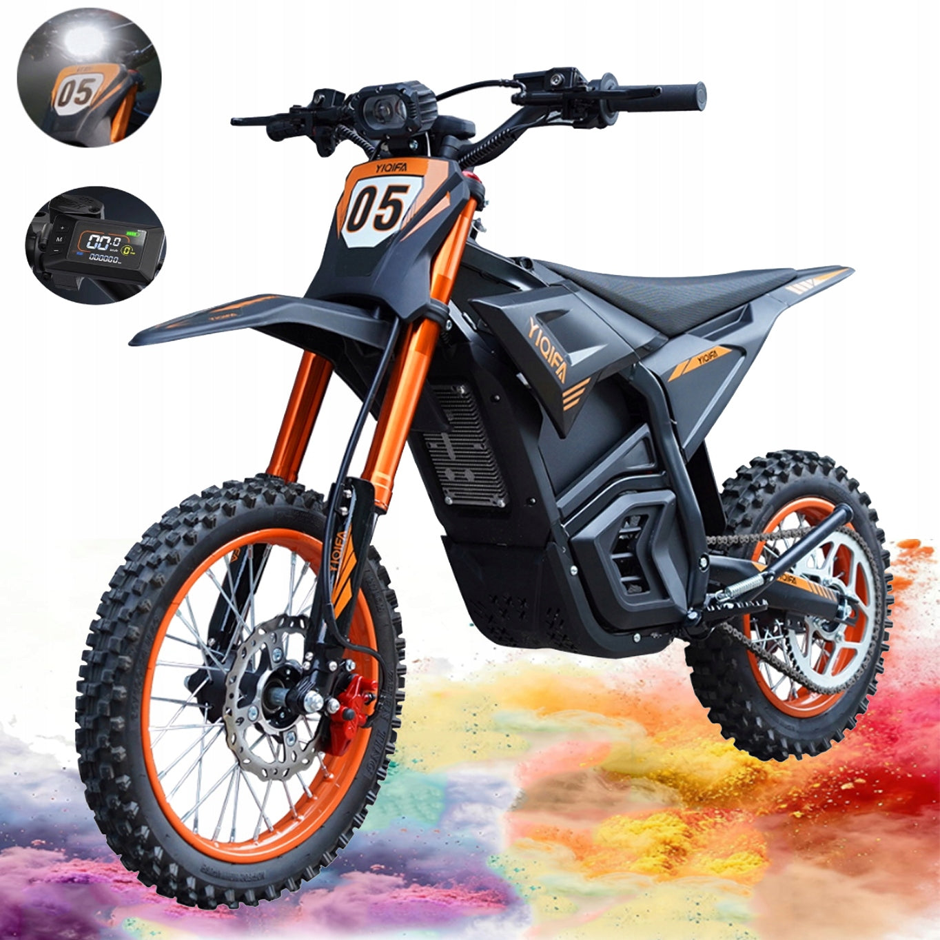 Men's/Women's Off-Road Electric Vehicles YIQIFA M5 2500W 48V 20.8AH 55KM/H
