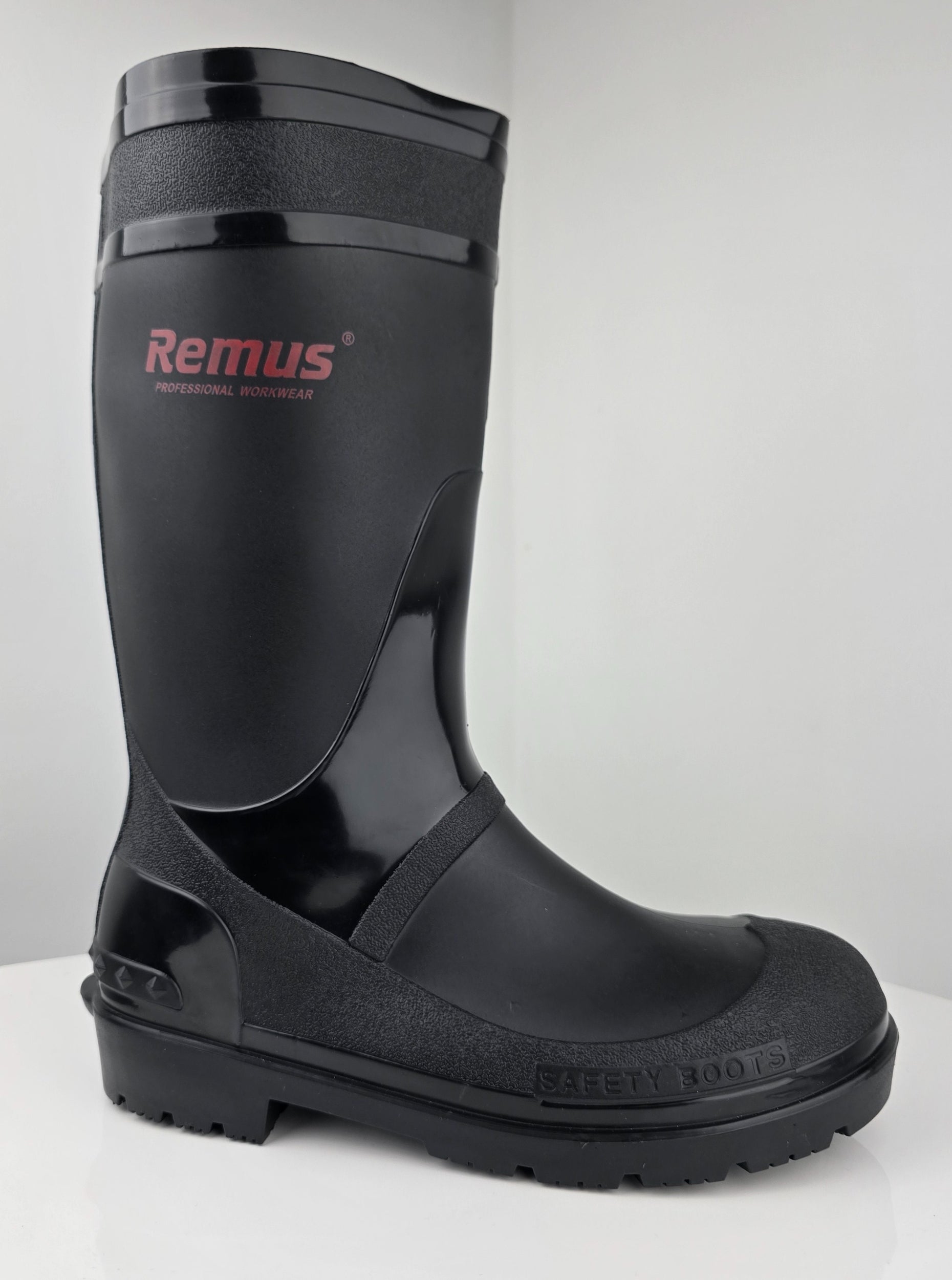 Men's Work Boots S5 Rubber Boots with Toe Puncture Resistant Health and Safety Packaging status original