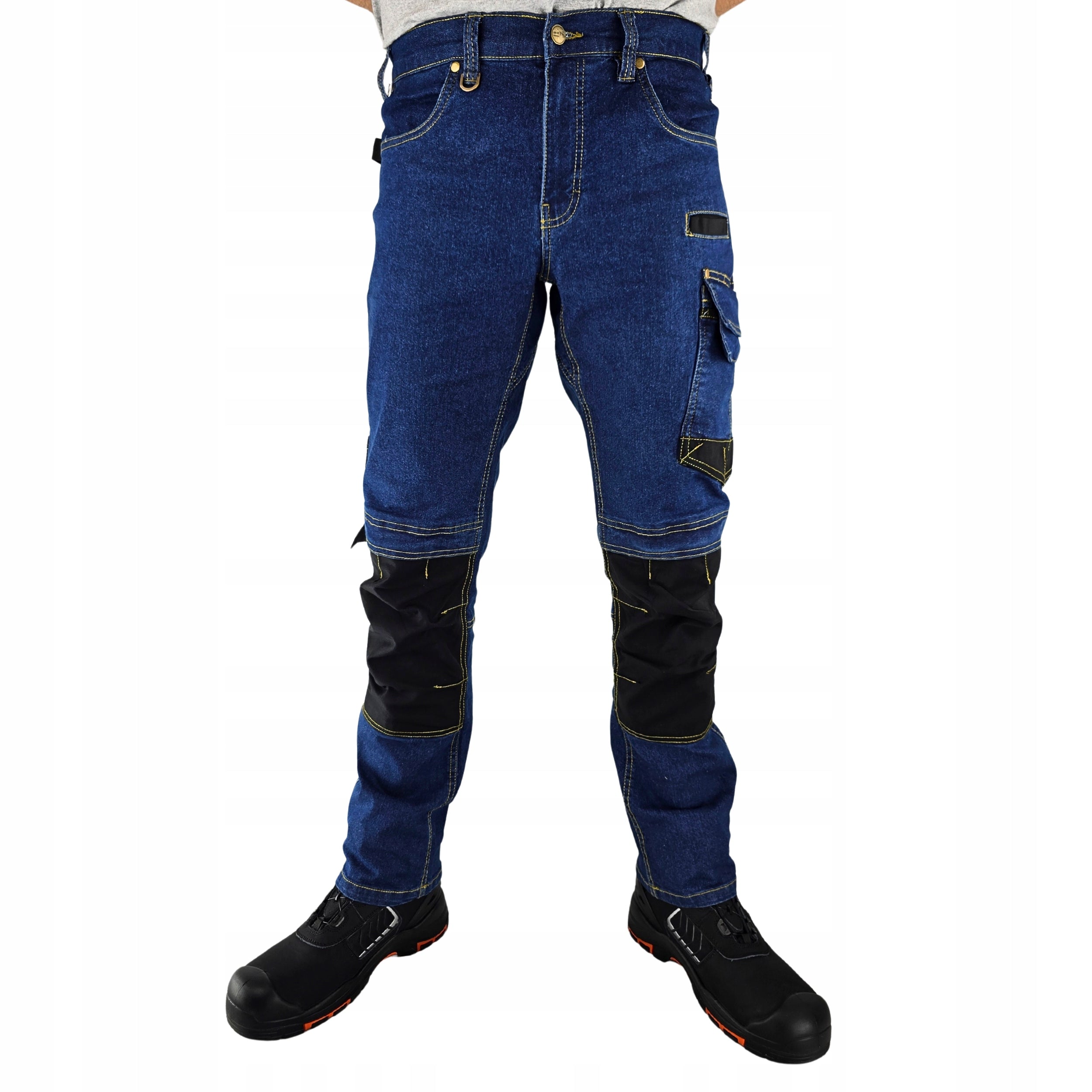 Men's Work Jeans Cargo Pants Elastic Durable Stretch r. 48 EAN (GTIN) 5906843124659