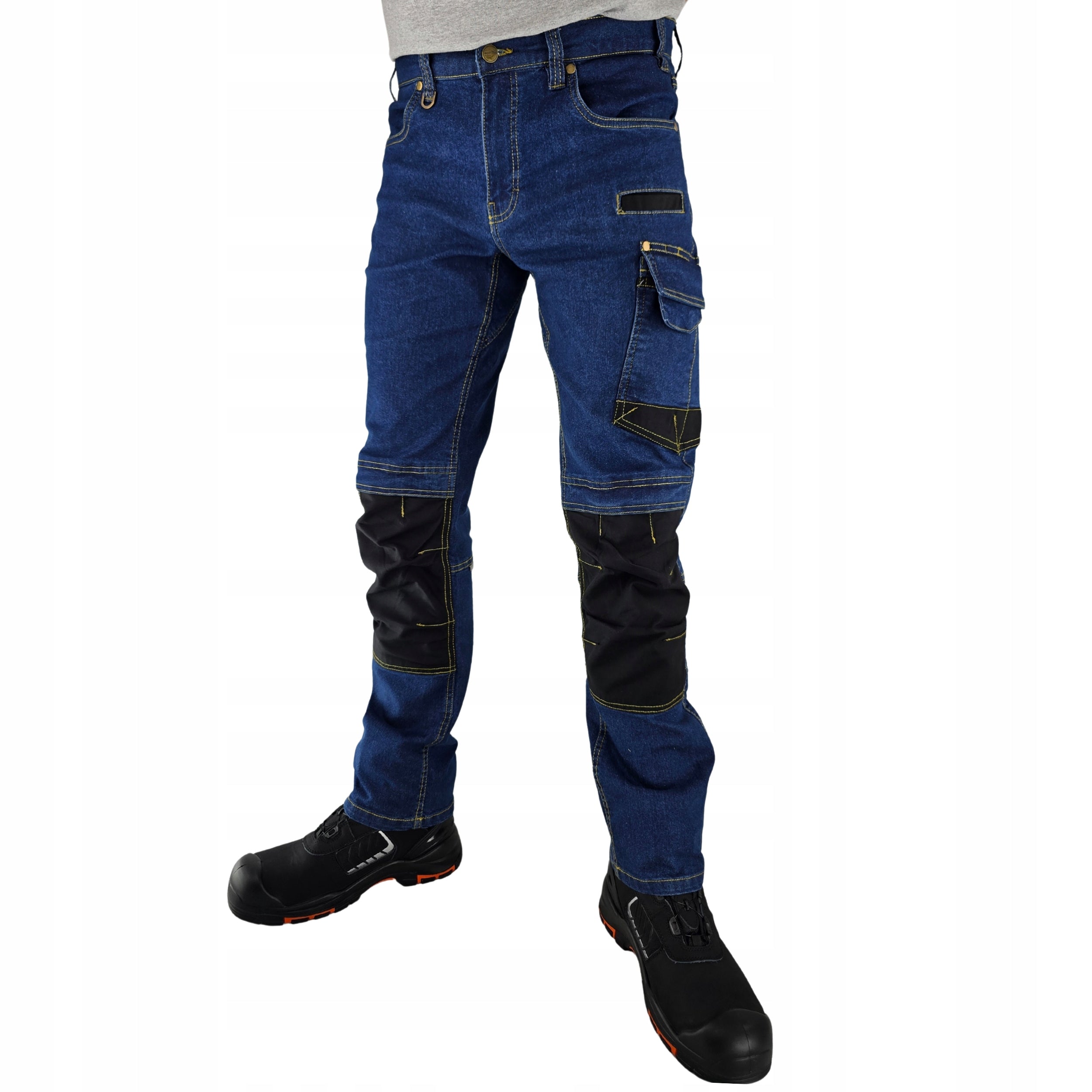 Men's Work Jeans Cargo Pants Elastic Durable Stretch r. 48 Season spring/fall