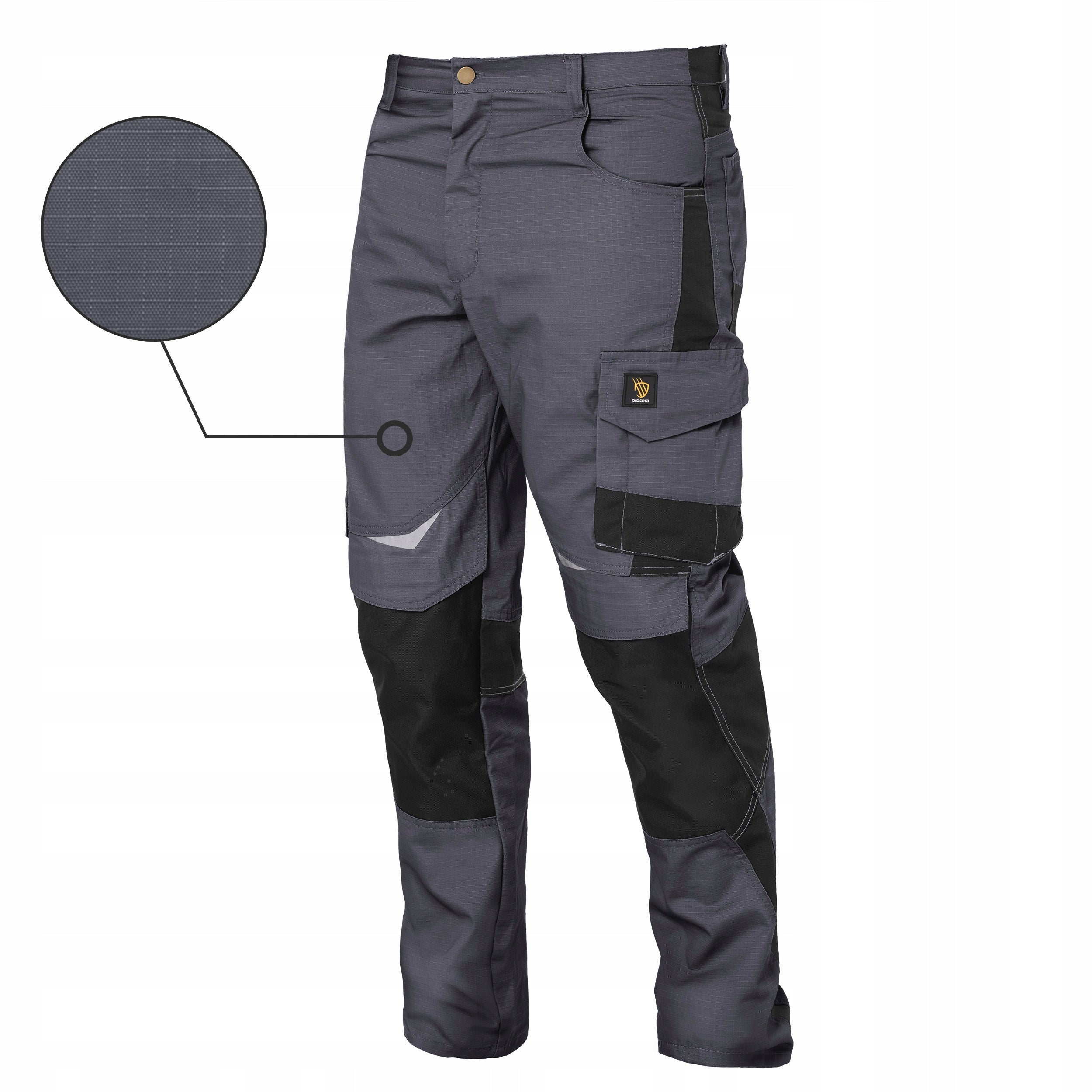 Men's Work Pants Belt Mount Reinforced Reflectors Health & Safety Cargo Pants Brand procera