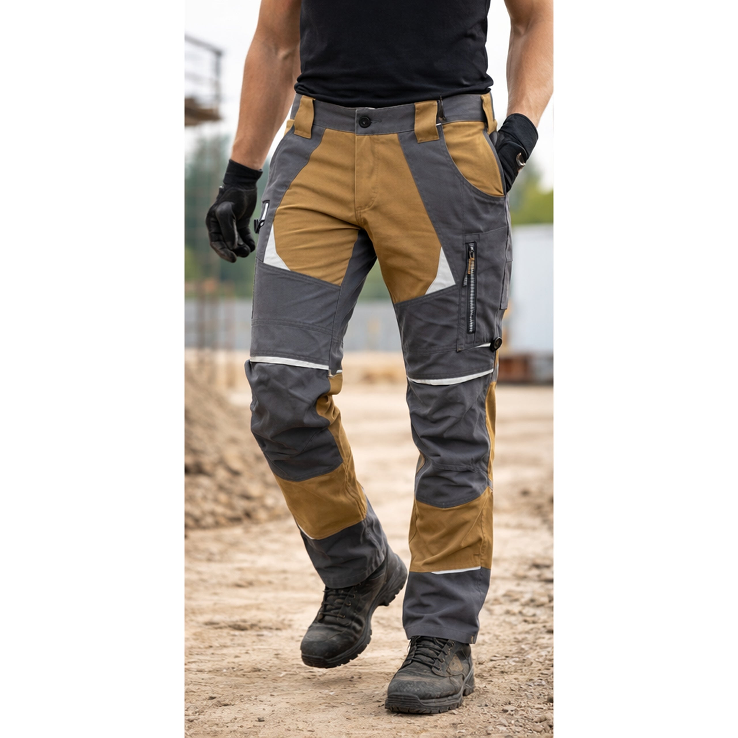 Men's Work Pants STRETCH ELASTIC STRONG COTTON COMFORTABLE FIT Packaging status original