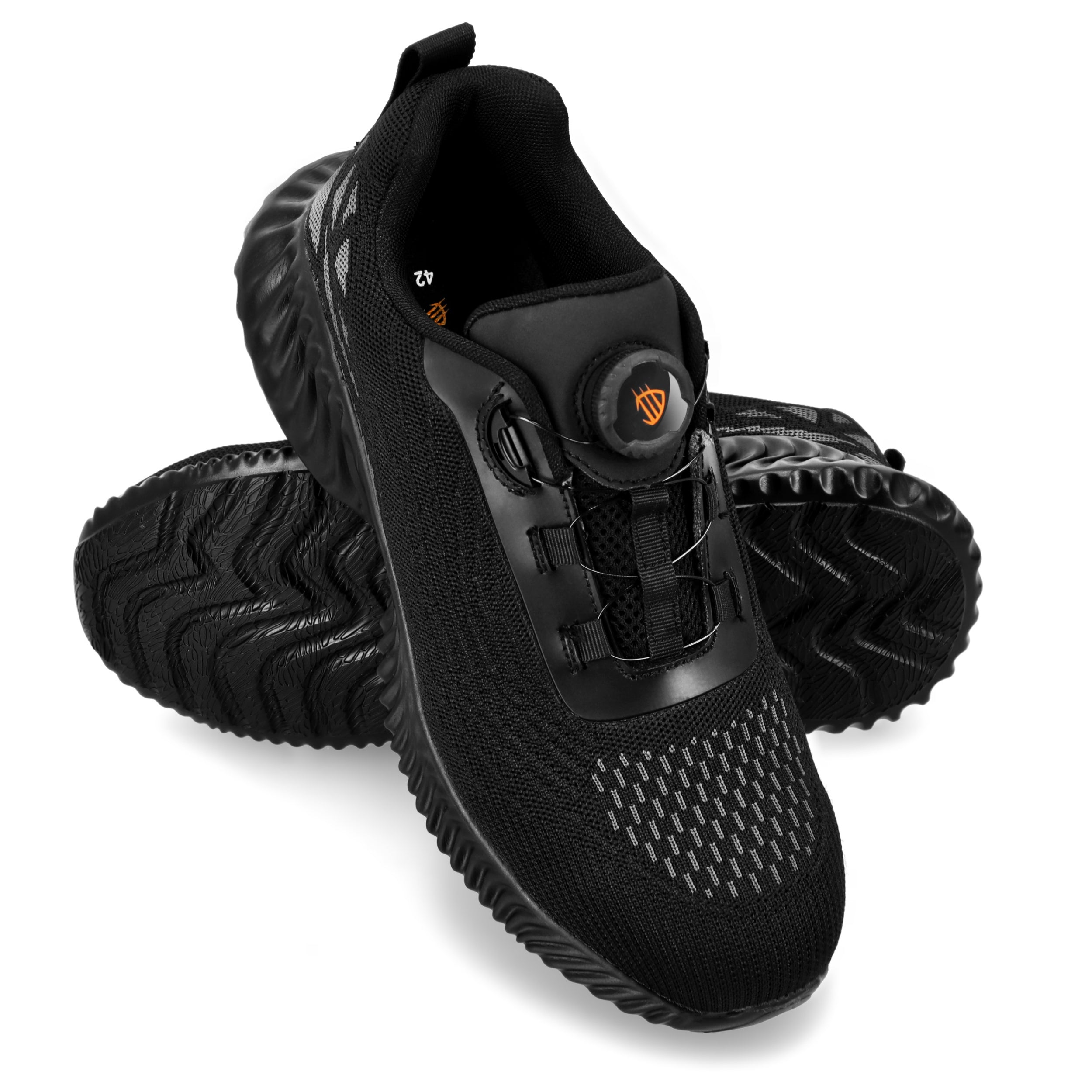 Men's Work Shoes BOA Mesh Shoes with Toe Breathable Lightweight Health and Safety Packaging status original
