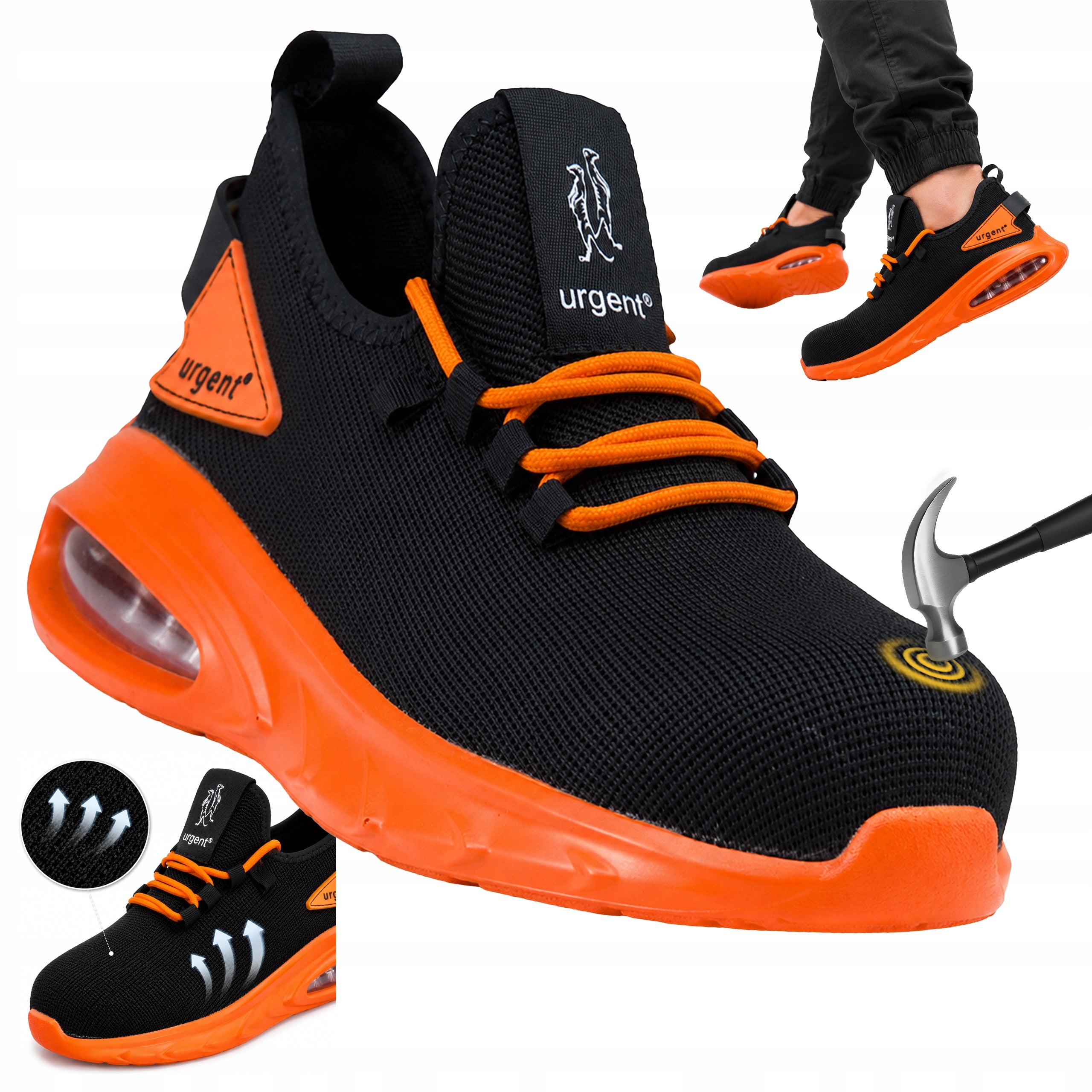 Men's Work Shoes BREATHABLE SHOES WITH TOE CAP BREATHABLE LIGHTWEIGHT S1