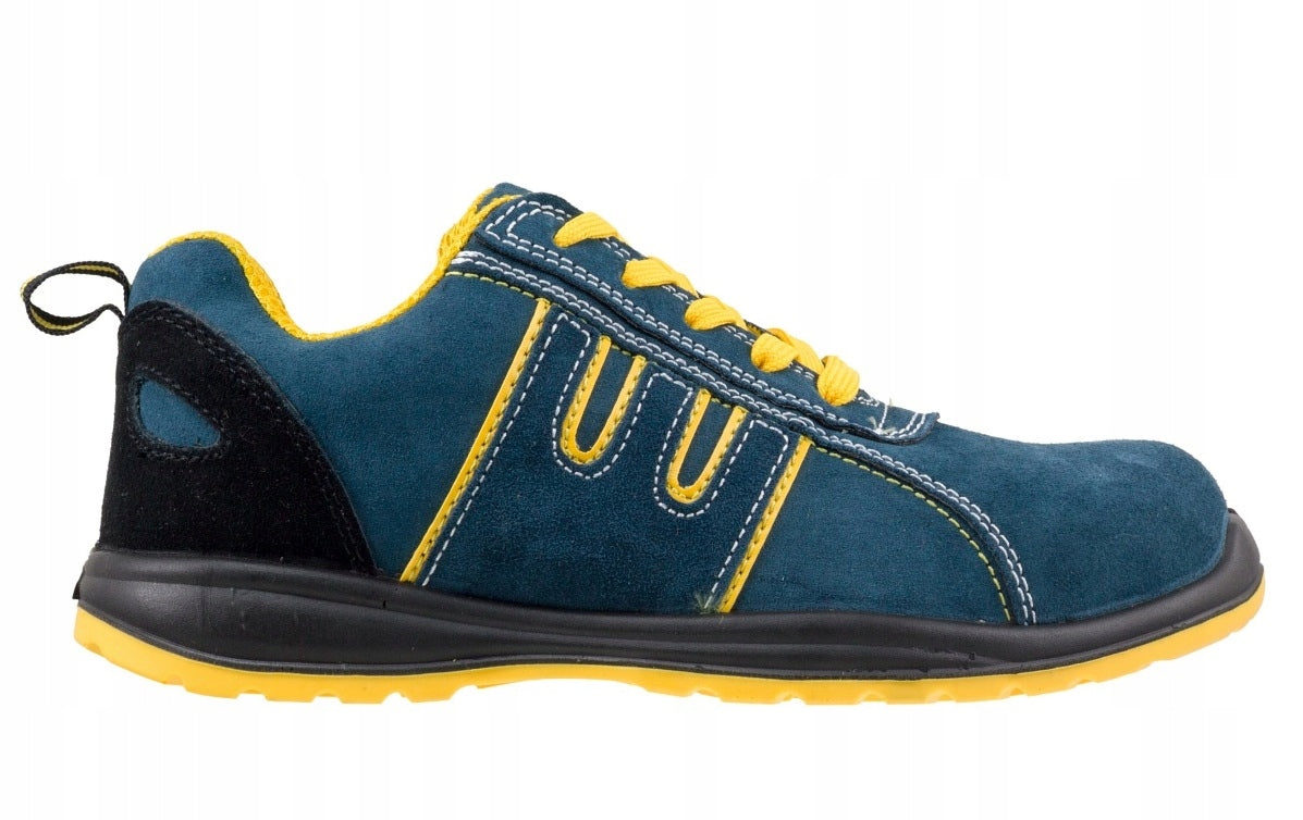 Men's Work Shoes S1 Sports Leather Shoes with Toe Health and Safety URGENT r. 38 Brand Urgent