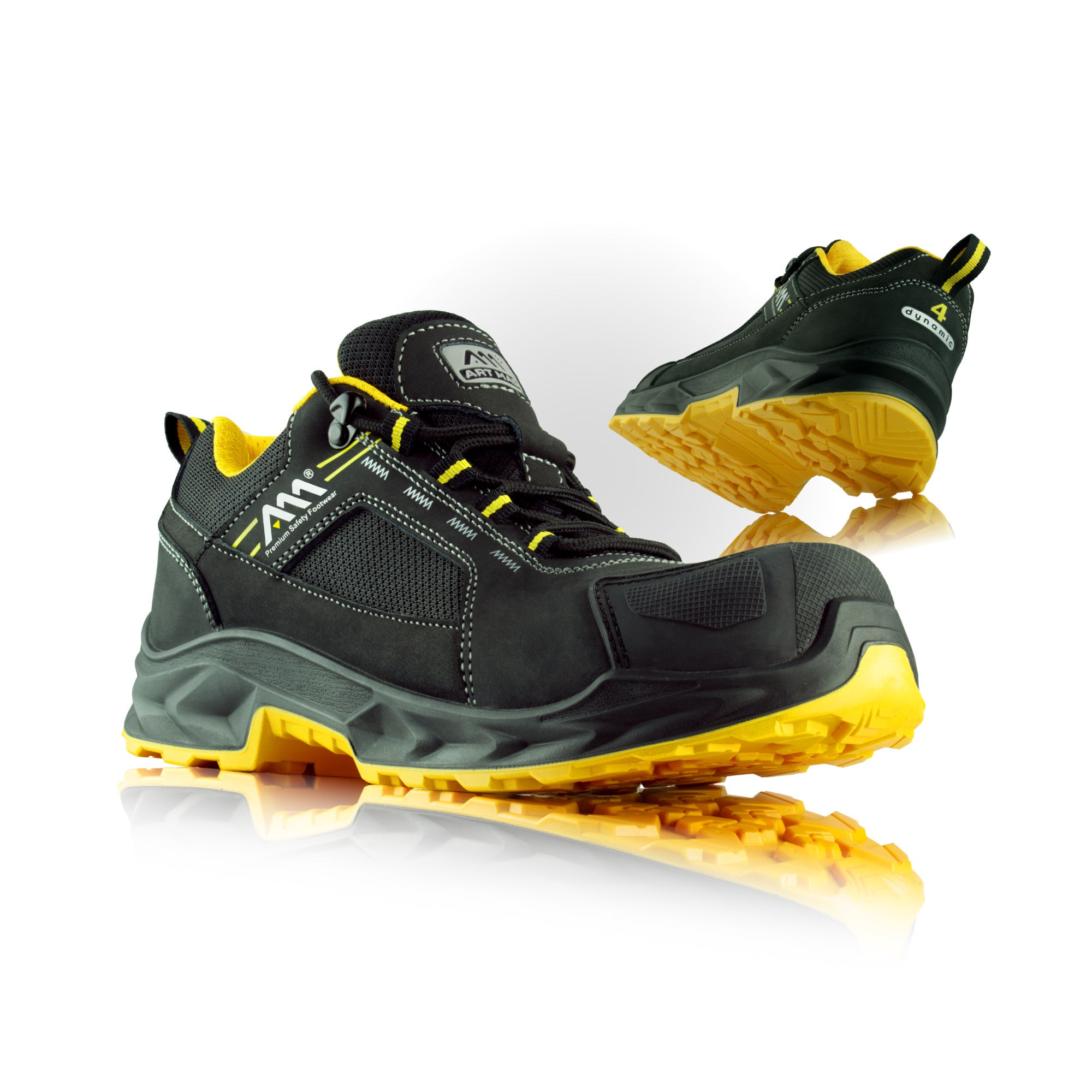 Men's Work Shoes S3 Leather Waterproof with Health and Safety Toe without Metal Lightweight Packaging status original