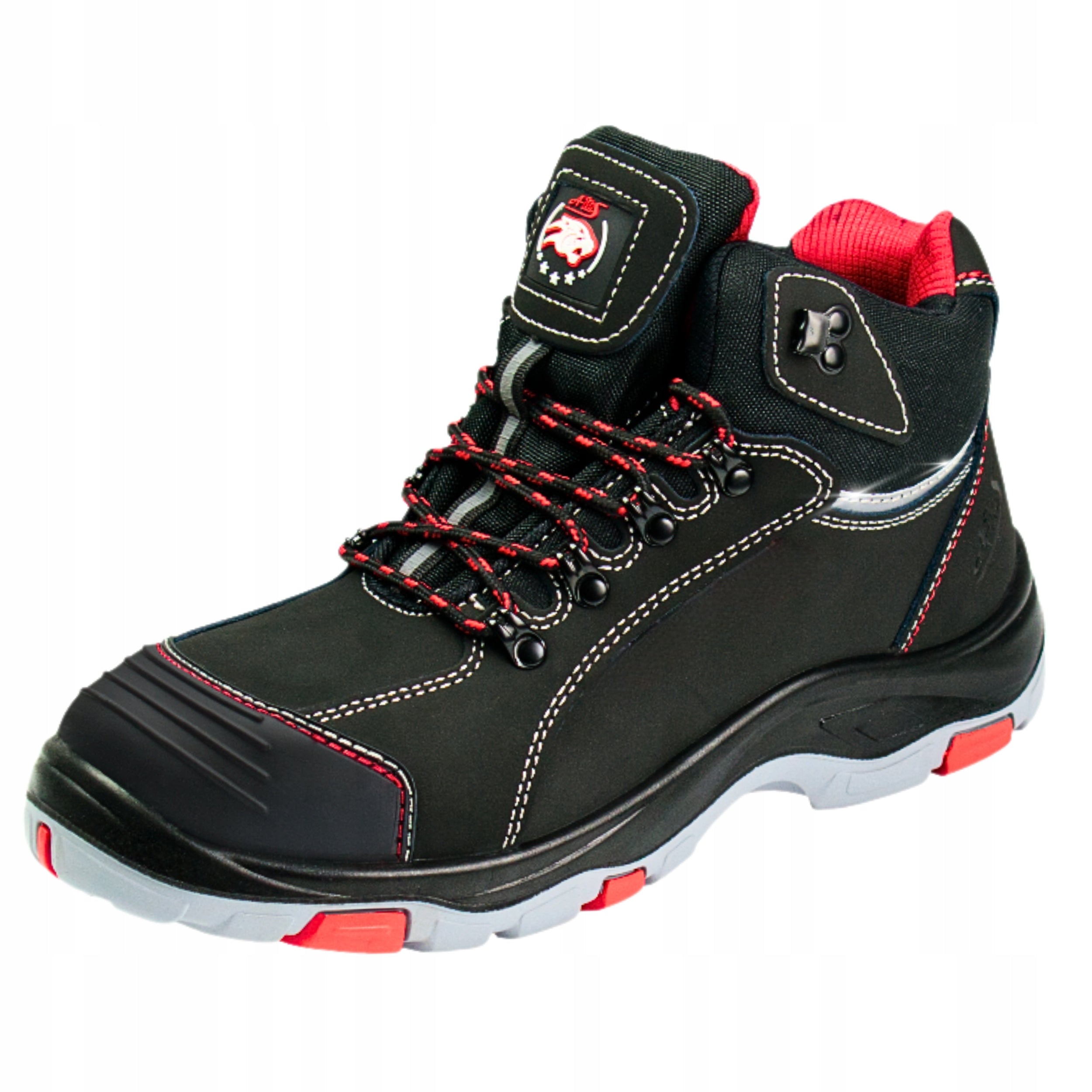 Men's Work Shoes Safety Leather Boots WITHOUT LIFT BHP O1 Nubuk Packaging status original