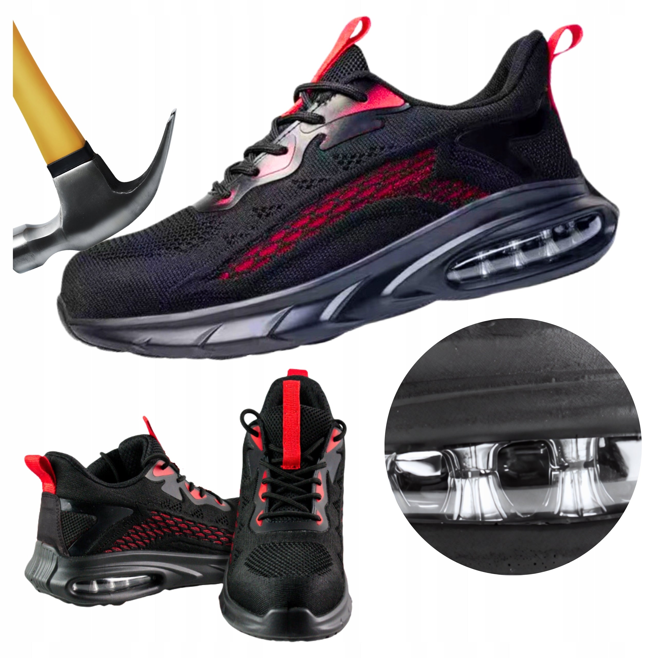 Men's Work Shoes Sports Shoes Breathable with NOSE S1 BHP