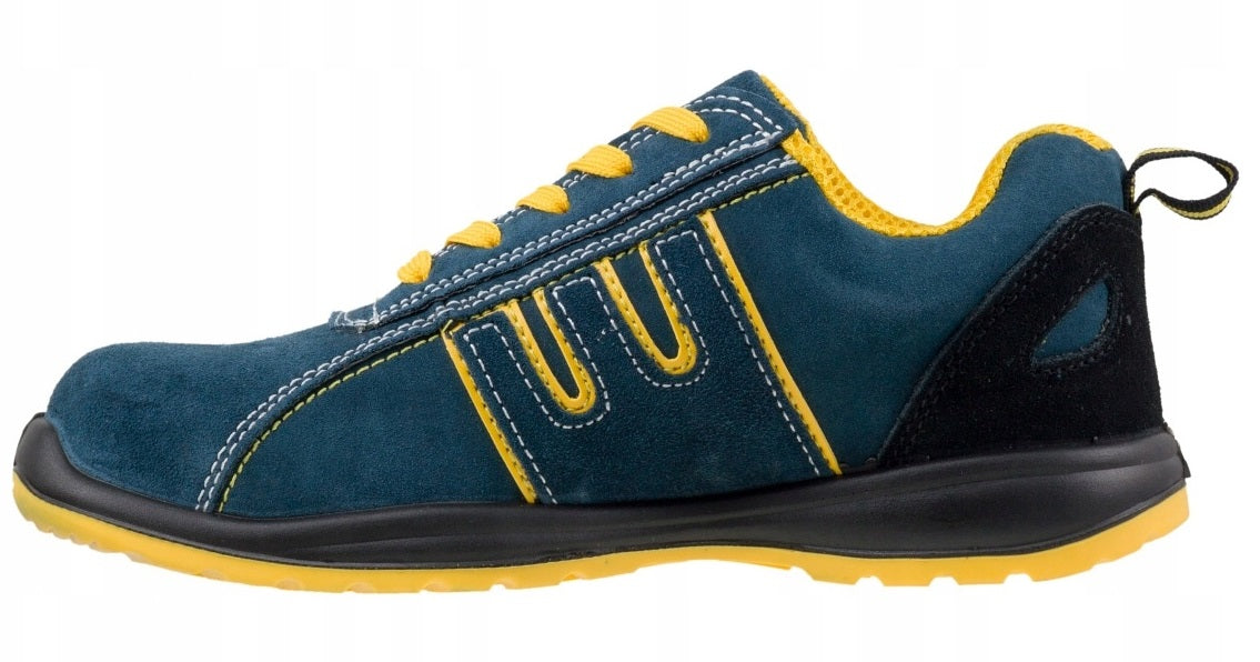 Men's Work Shoes Sports Shoes Suede Lightweight Without Lift Health and Safety Manufacturer code Buty robocze półbuty robocze męskie bez noska