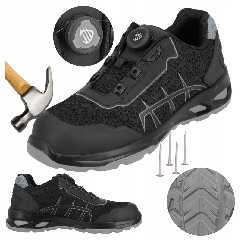 Men's Work Shoes Sports Shoes with Composite Toe Breathable BOA
