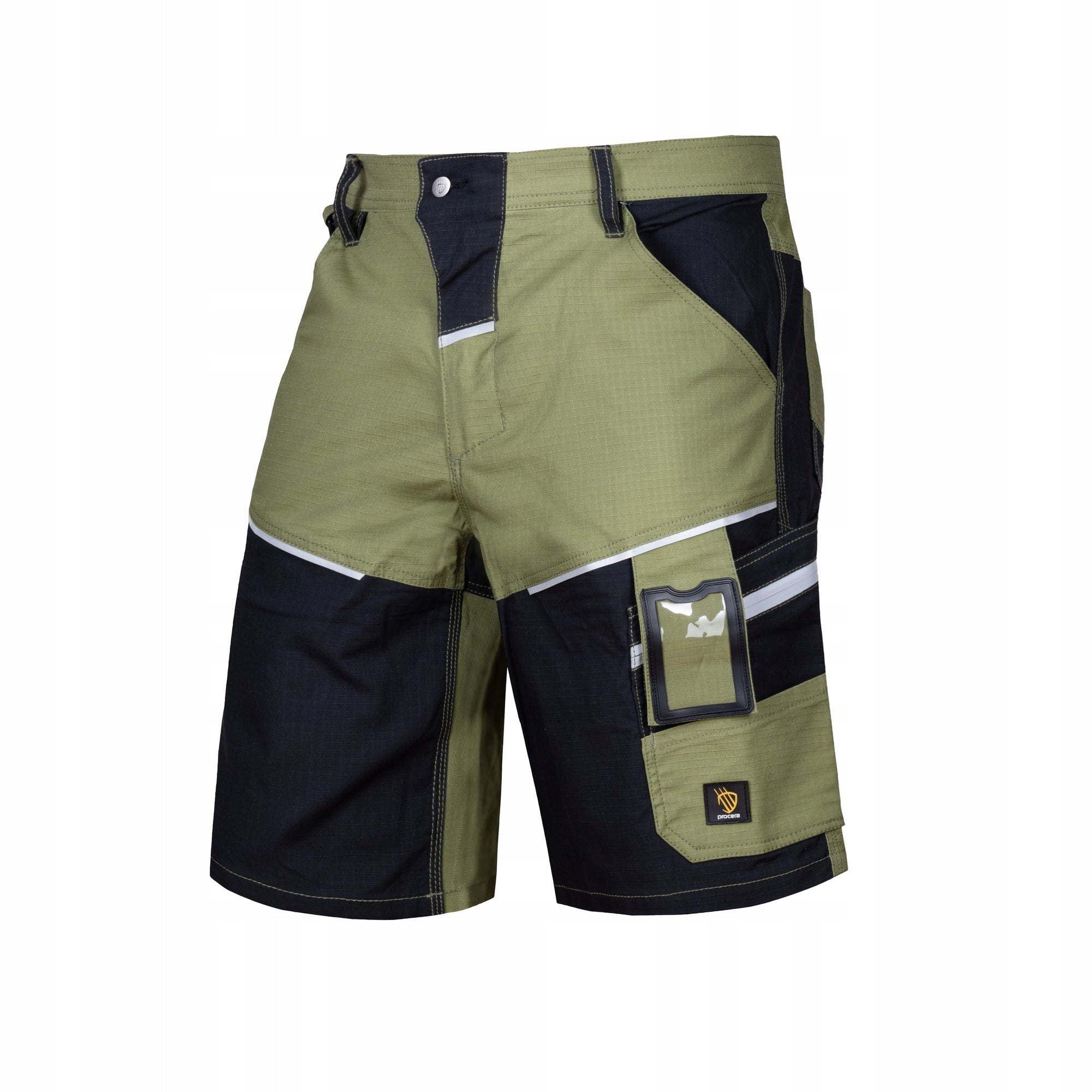Men's Work Shorts ELASTIC Stretch Cotton Manufacturer code LANDER GREEN