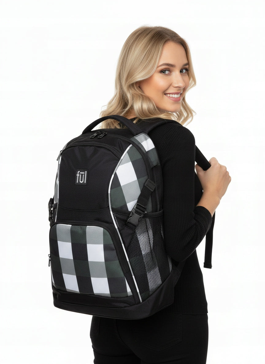 Men's backpack School satchel Ful MARLON Laptop Tablet Logo