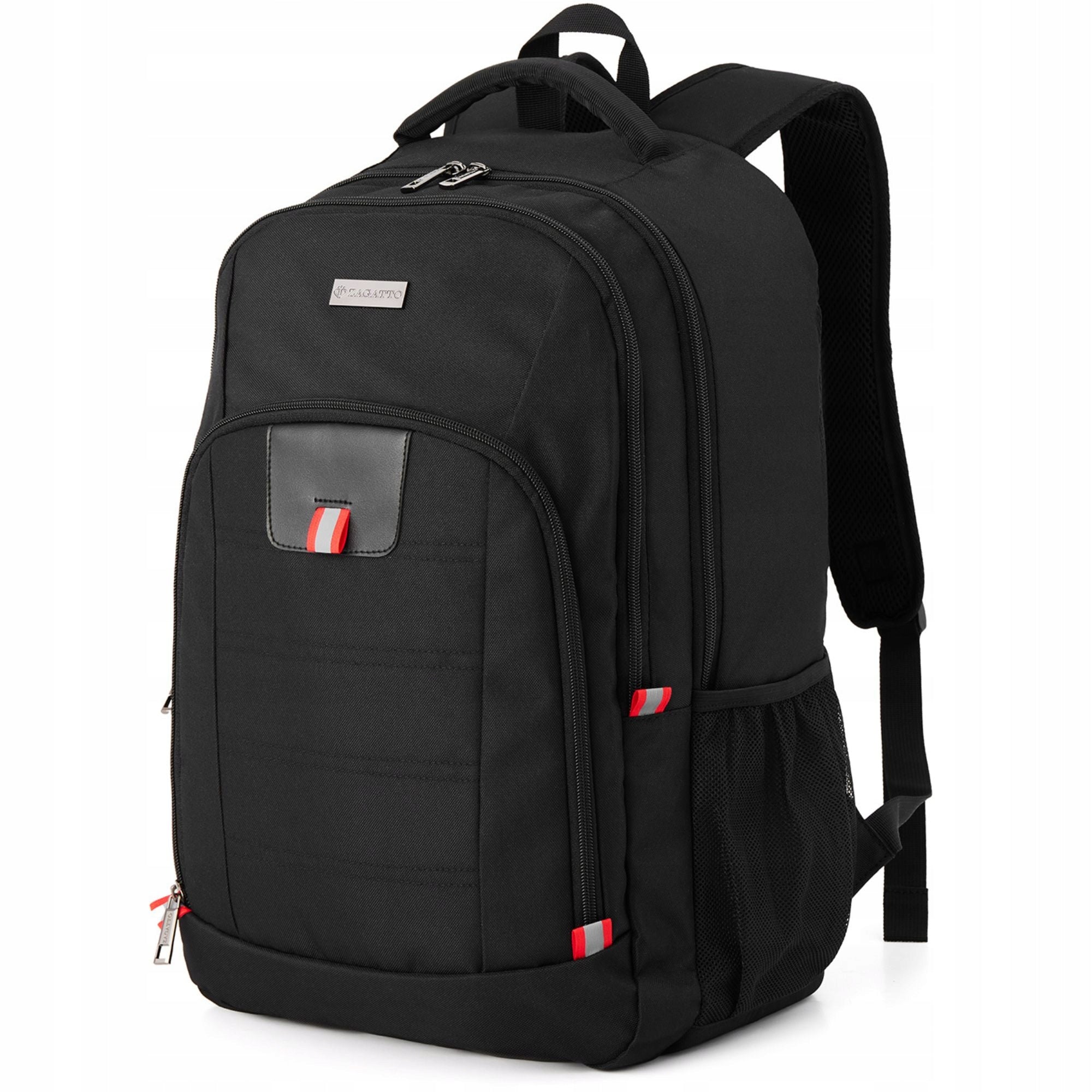 Men's backpack black urban multi-chamber sports for work school ZAGATTO Packaging status original