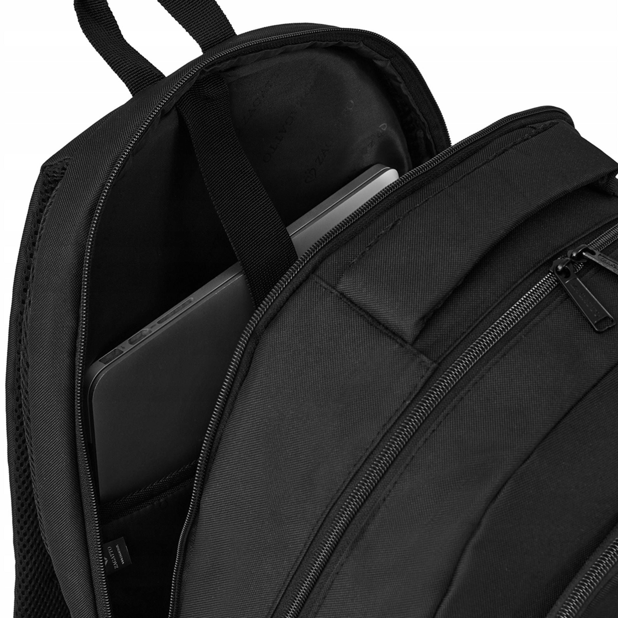 Men's backpack black urban tourist for school and work ZAGATTO Brand Zagatto