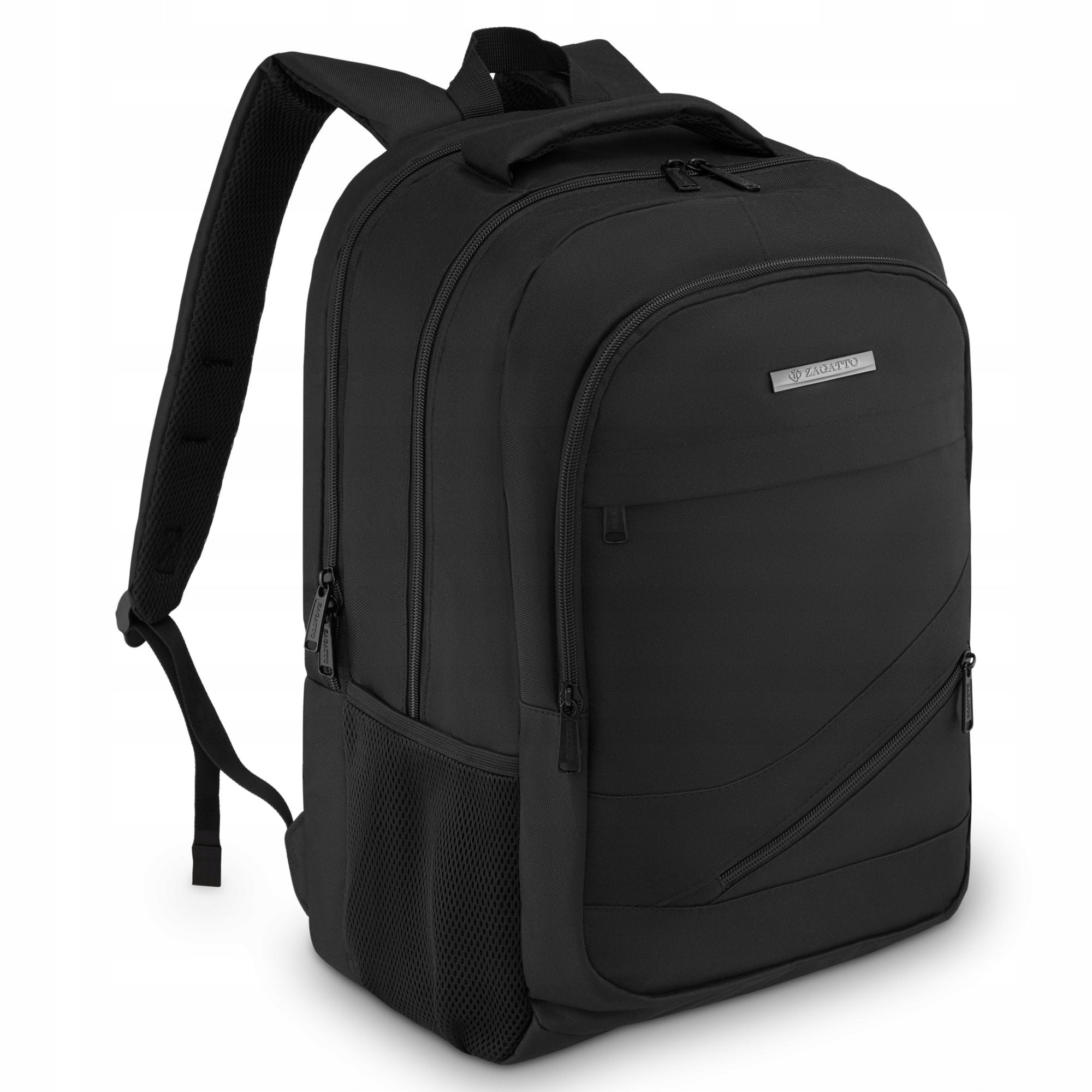 Men's backpack black urban tourist for school and work ZAGATTO Packaging status original