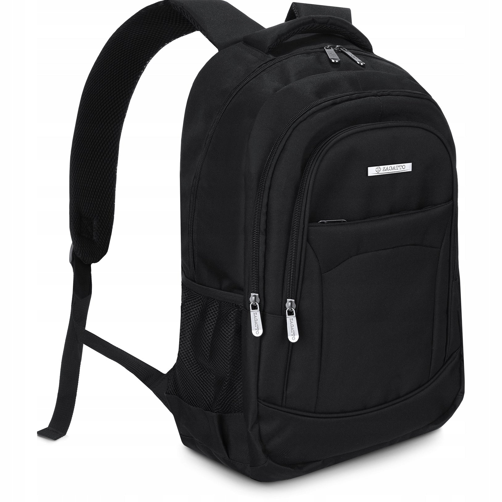 Men's backpack for laptop work black school backpack roomy ZAGATTO Packaging status original