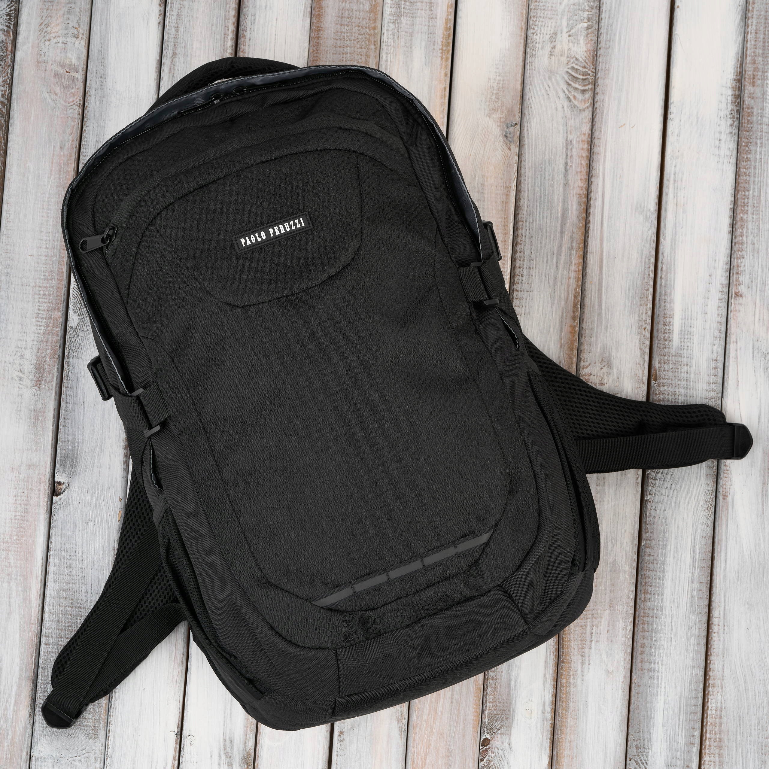 Men's backpack multifunctional trekking hiking for work Paolo Peruzzi Packaging status original