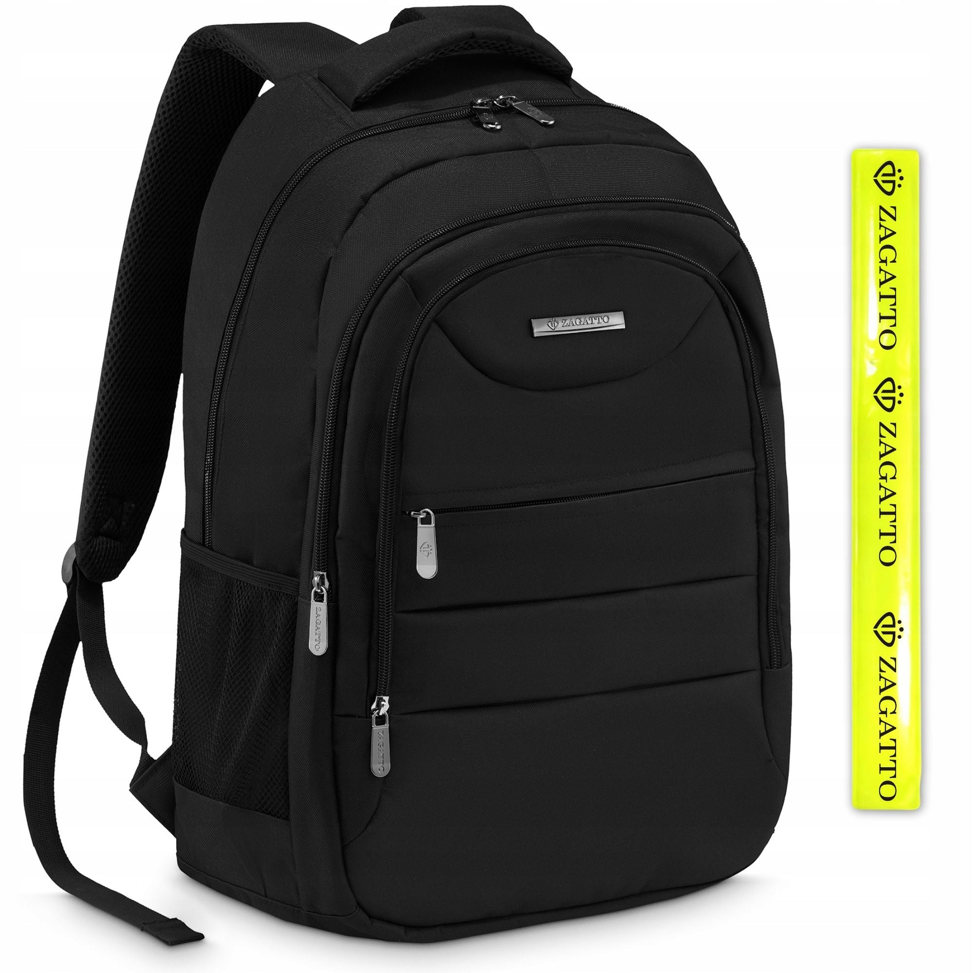 Men's backpack women's black urban sports for school and work ZAGATTO Brand Zagatto