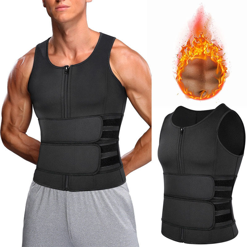 Men's corsets, fitness vests,