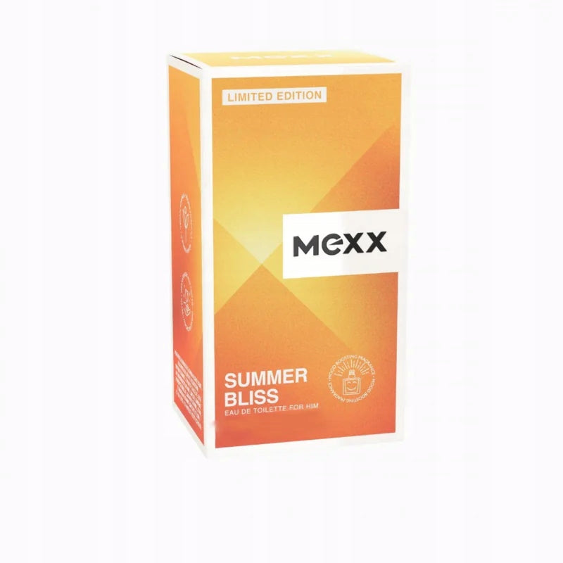 Men's eau de toilette Mexx Summer Bliss Limited Edition 30 ml EDT foil Packaging status original