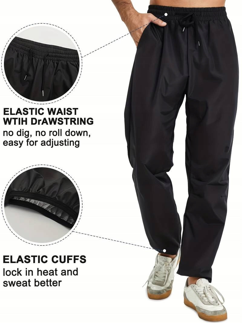 Men's sauna effect pants, size L Manufacturer code B07M6MP1TK