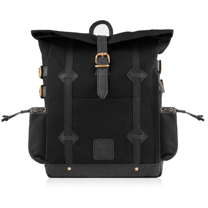Men's school backpack vintage roomy trekking youth for laptop
