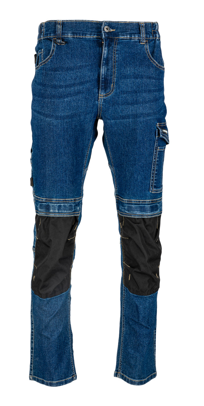 Men's slim denim work trousers 280g blue Lahti Pro L40550 XL Brand Lahti Pro