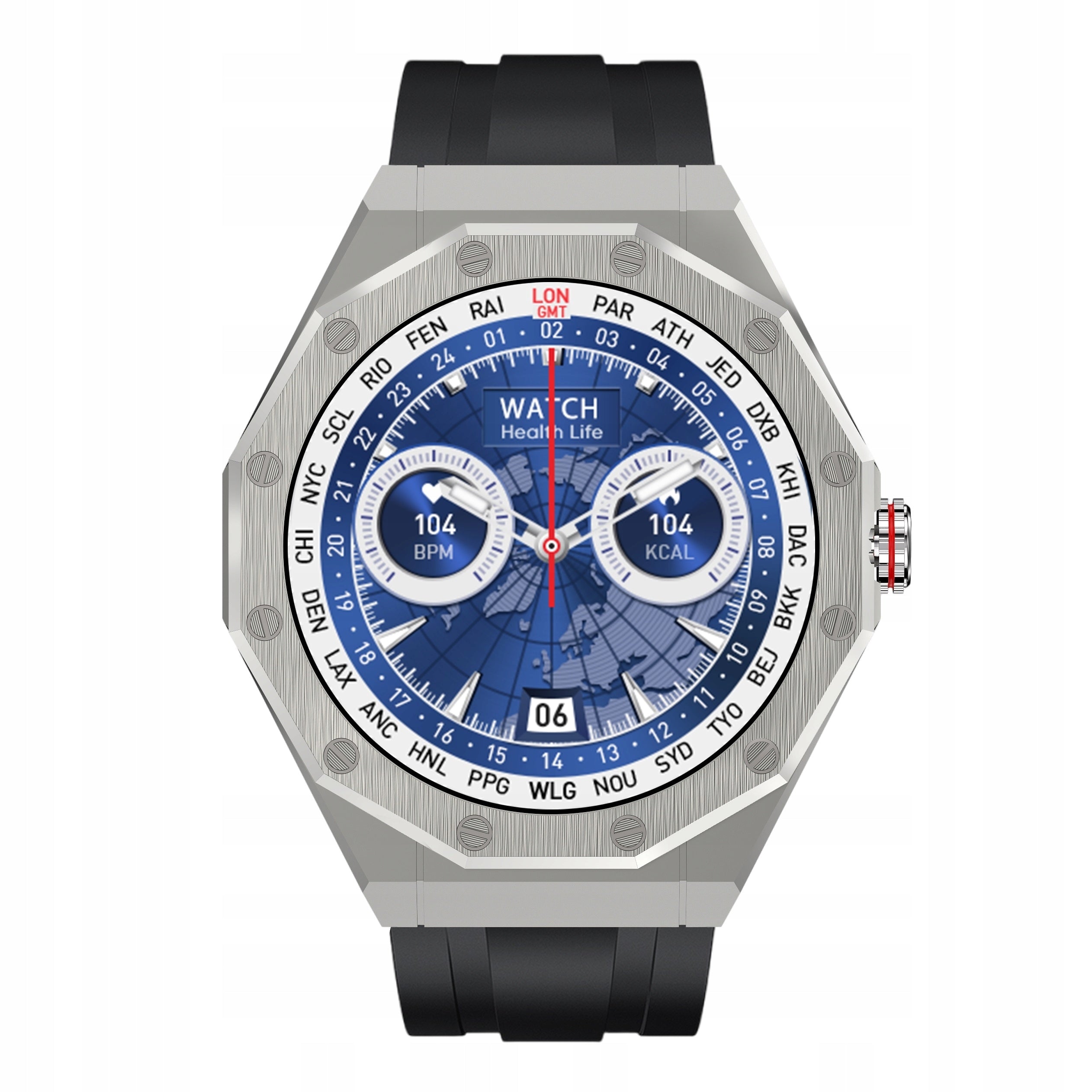 Men's smartwatch Kiano KW-ES talk watch pl steps large battery IP68