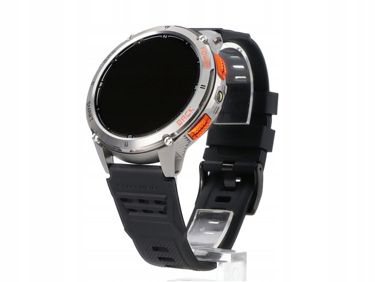 Men's smartwatch MENU PL CALLS sealed GPS COMPASS GlacierX Orb Silver Packaging status original