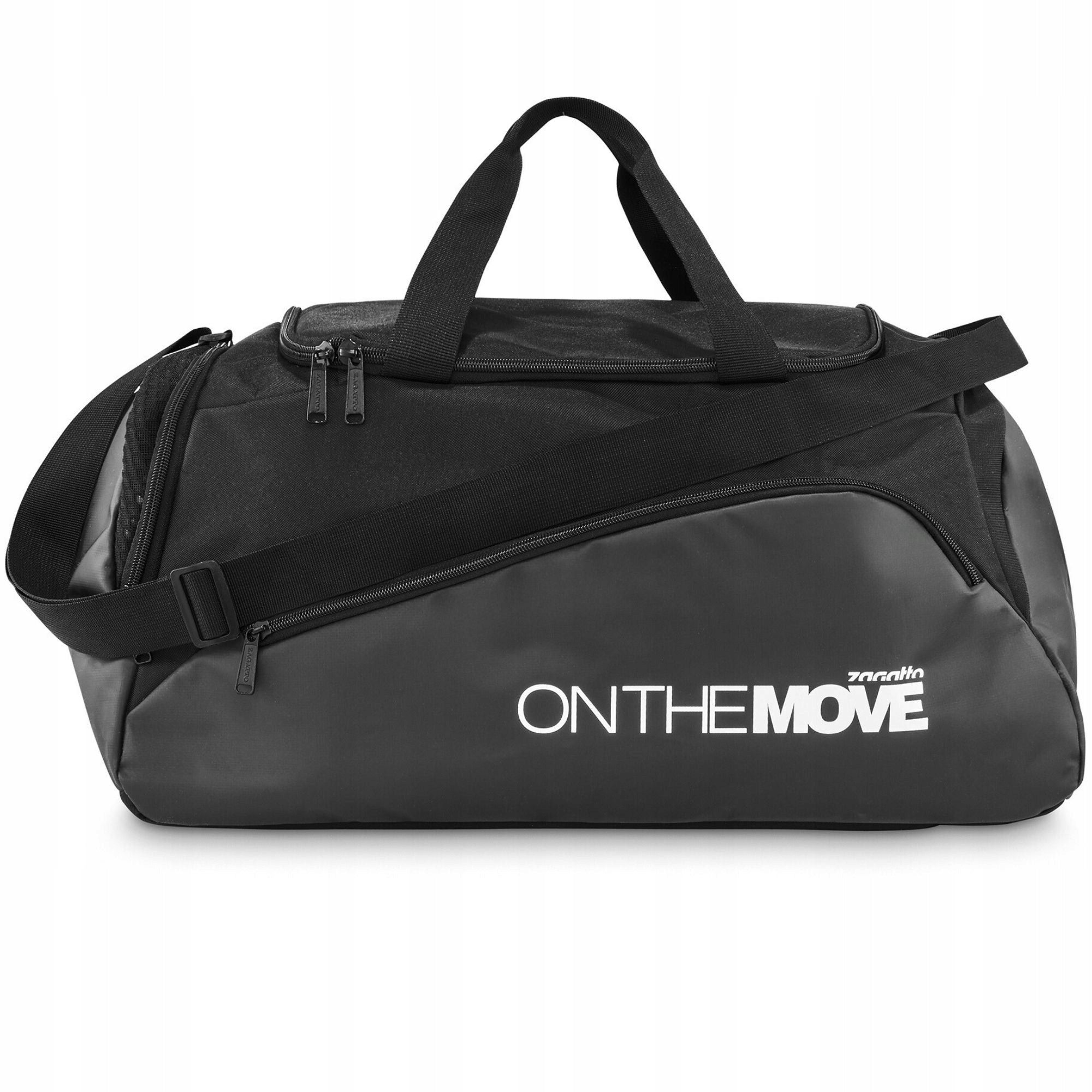 Men's sports bag large tourist on frame black 39L ZAGATTO Manufacturer code ZG881