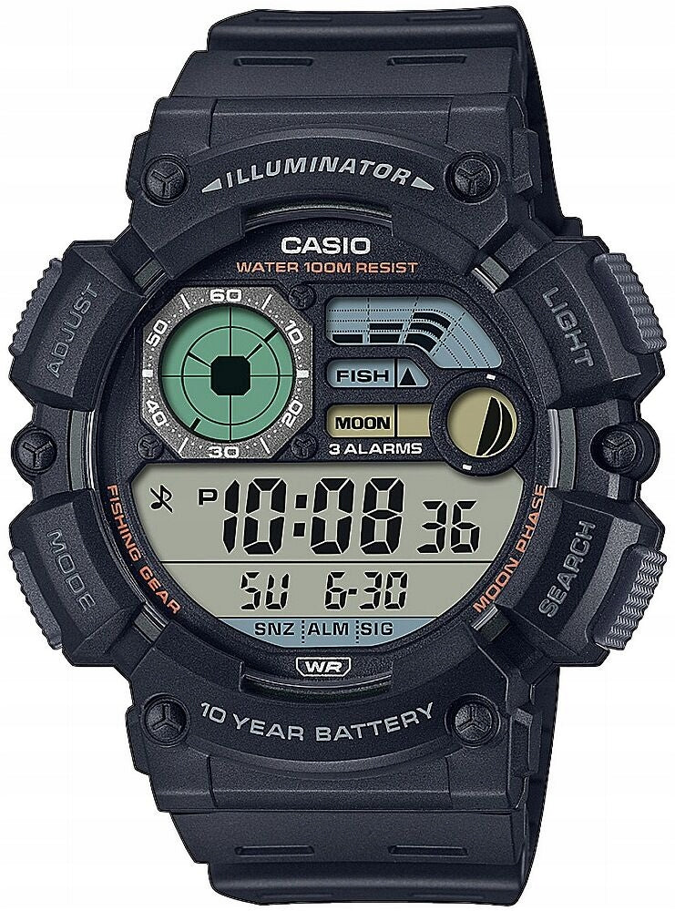 Men's sports watch Casio Sport Digital Dial color white