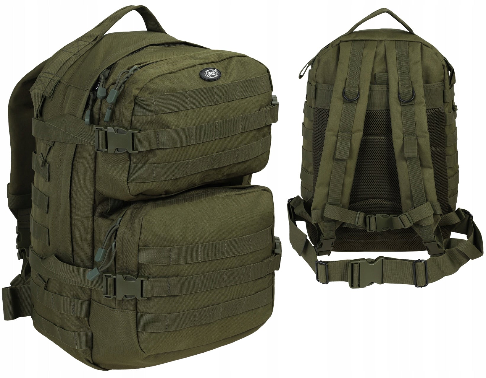 Men's tactical military backpack MFH US ASSAULT II military 40 L olive