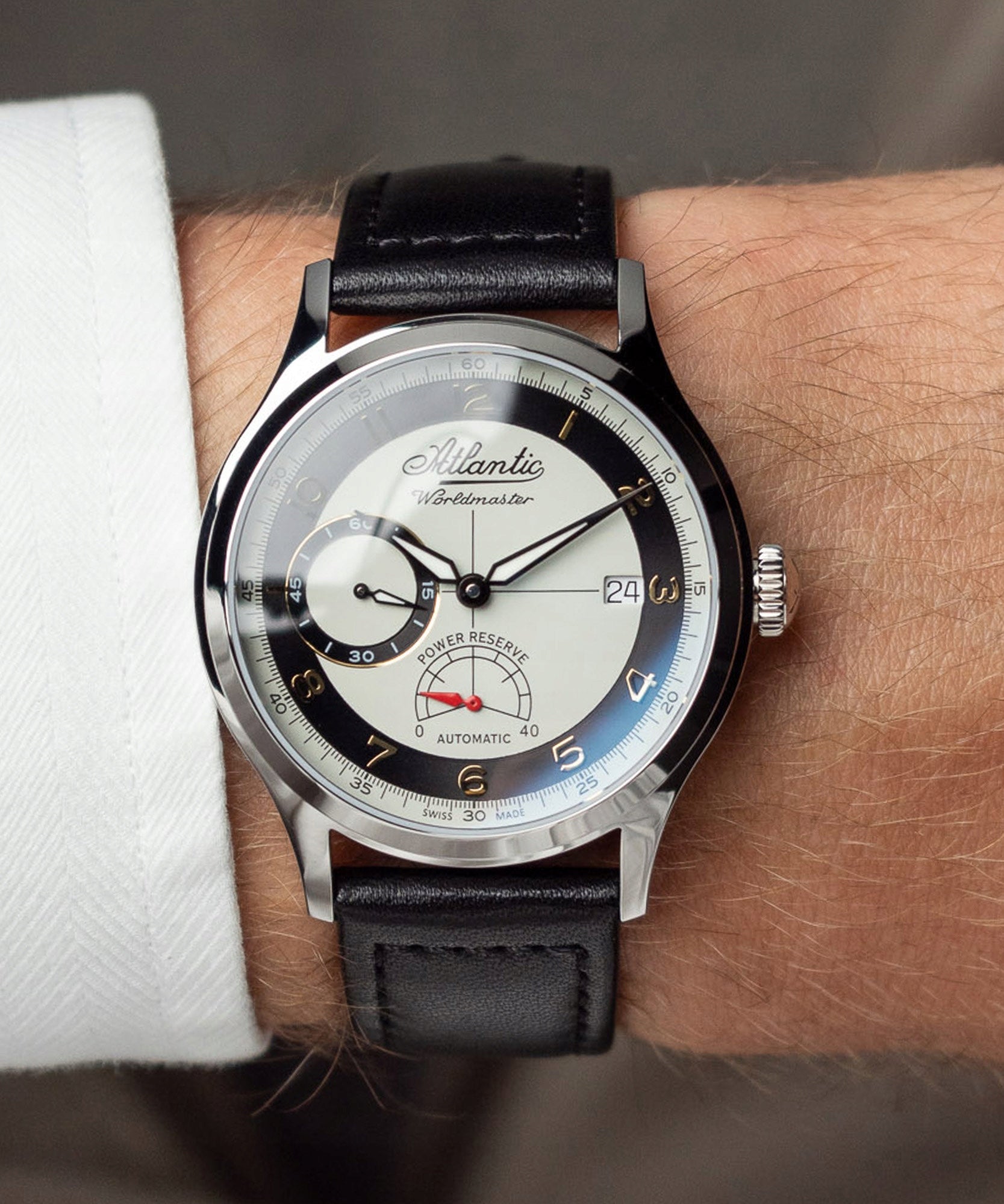 Men's watch Atlantic Worldmaster Packaging status original