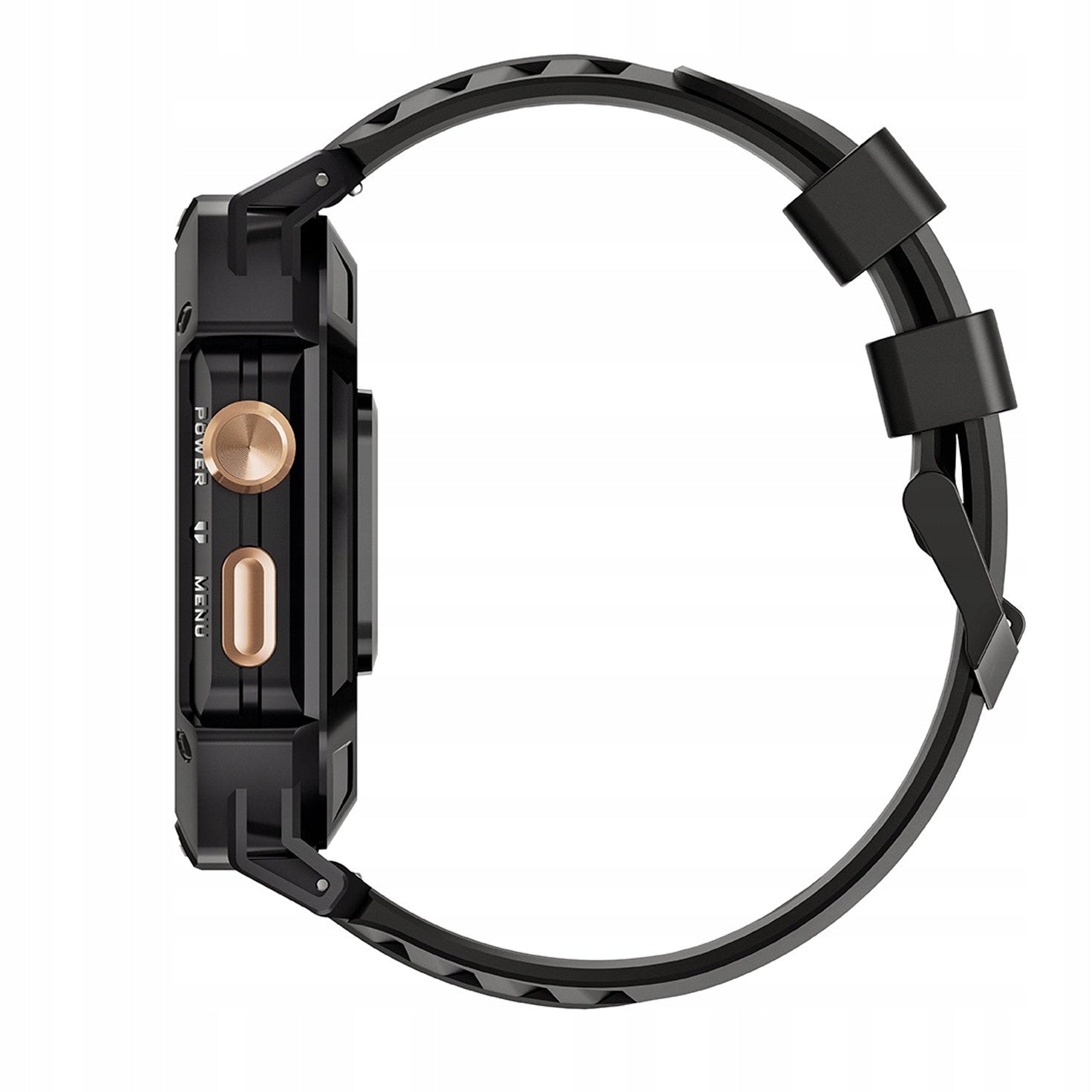 Men's watch Black smartwatch Military X1 BATTERY 1000 mAh BT80 Menu PL ! Color black