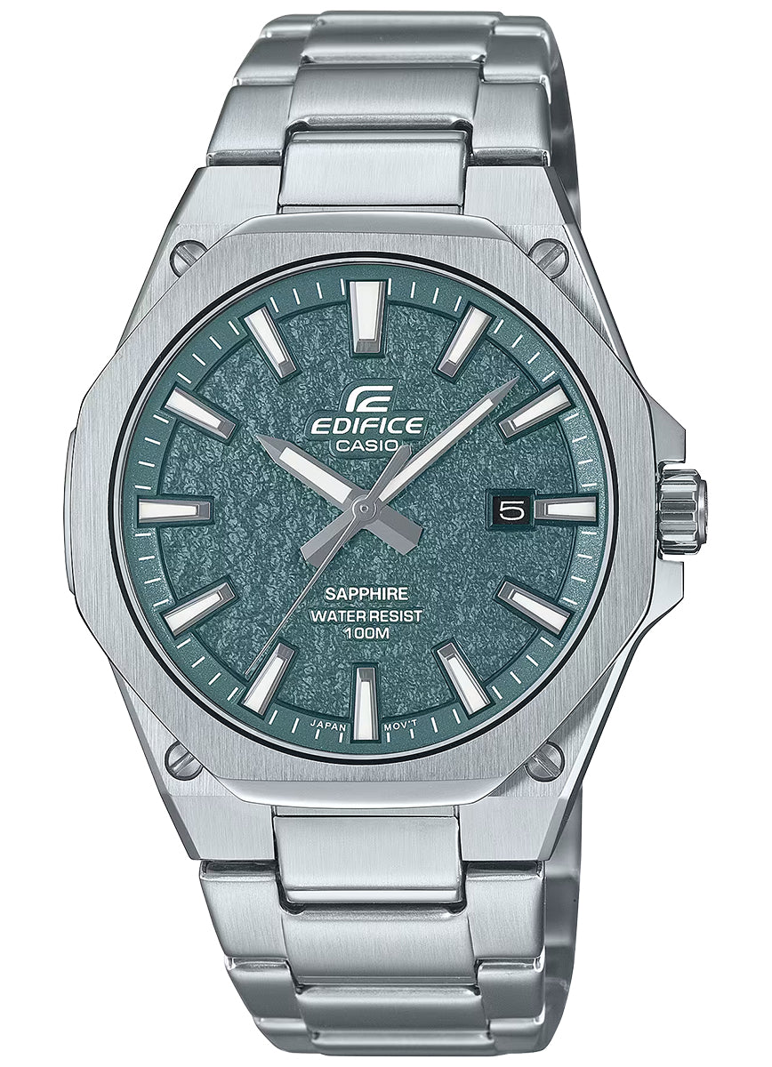 Men's watch CASIO EDIFICE EFR-S108DE -3AVUEF silver on bracelet