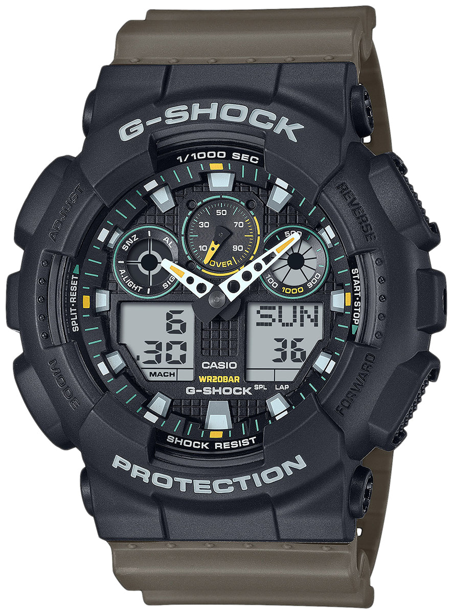 Men's watch CASIO G-SHOCK GA-100TU -1A3ER