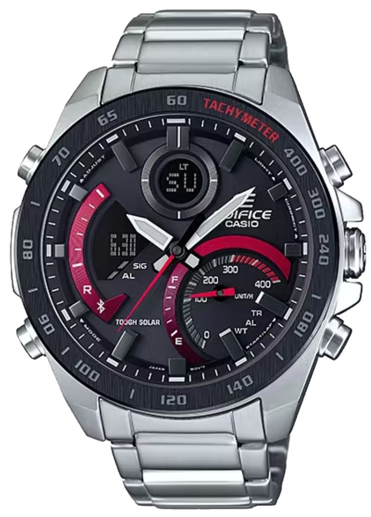 Men's watch Casio Edifice ECB-900DB with Bluetooth ZIBI +Box + Engraving