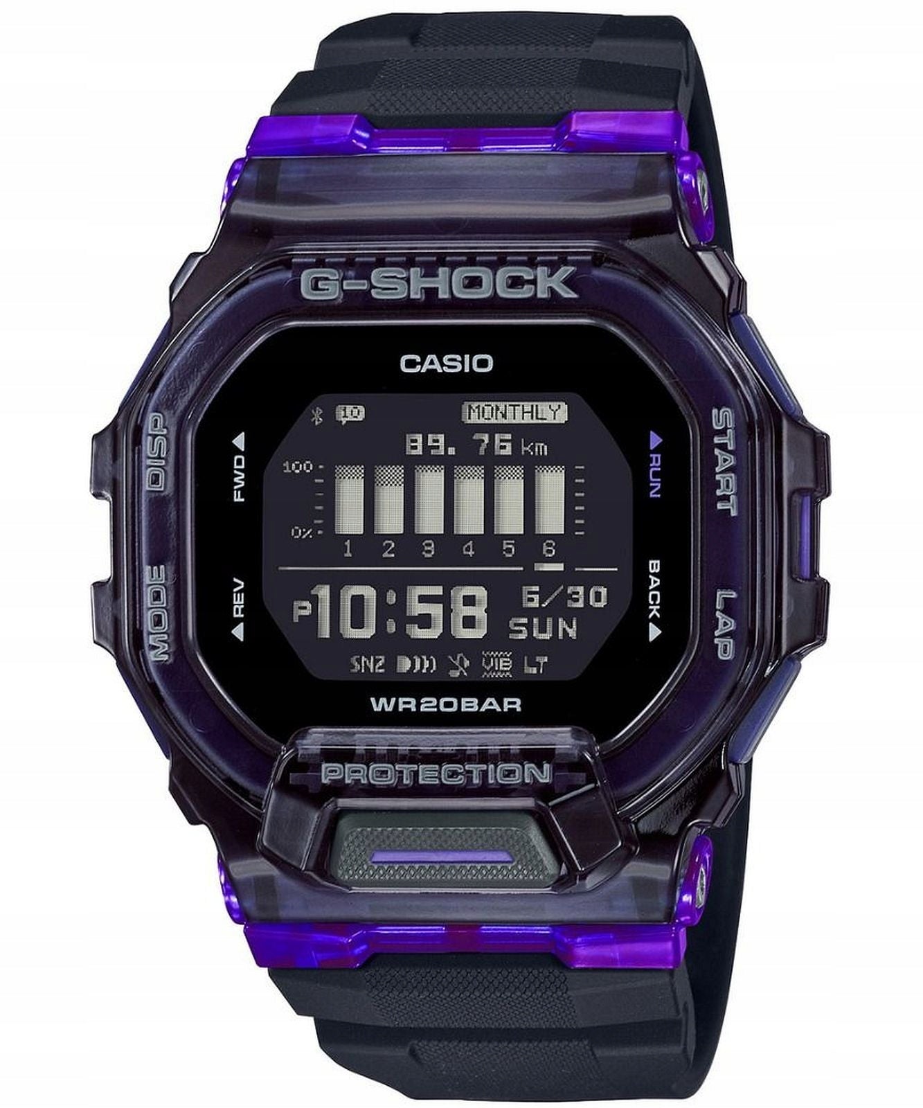 Men's watch Casio G-SHOCK G-Squad Bluetooth Sync Step Tracker